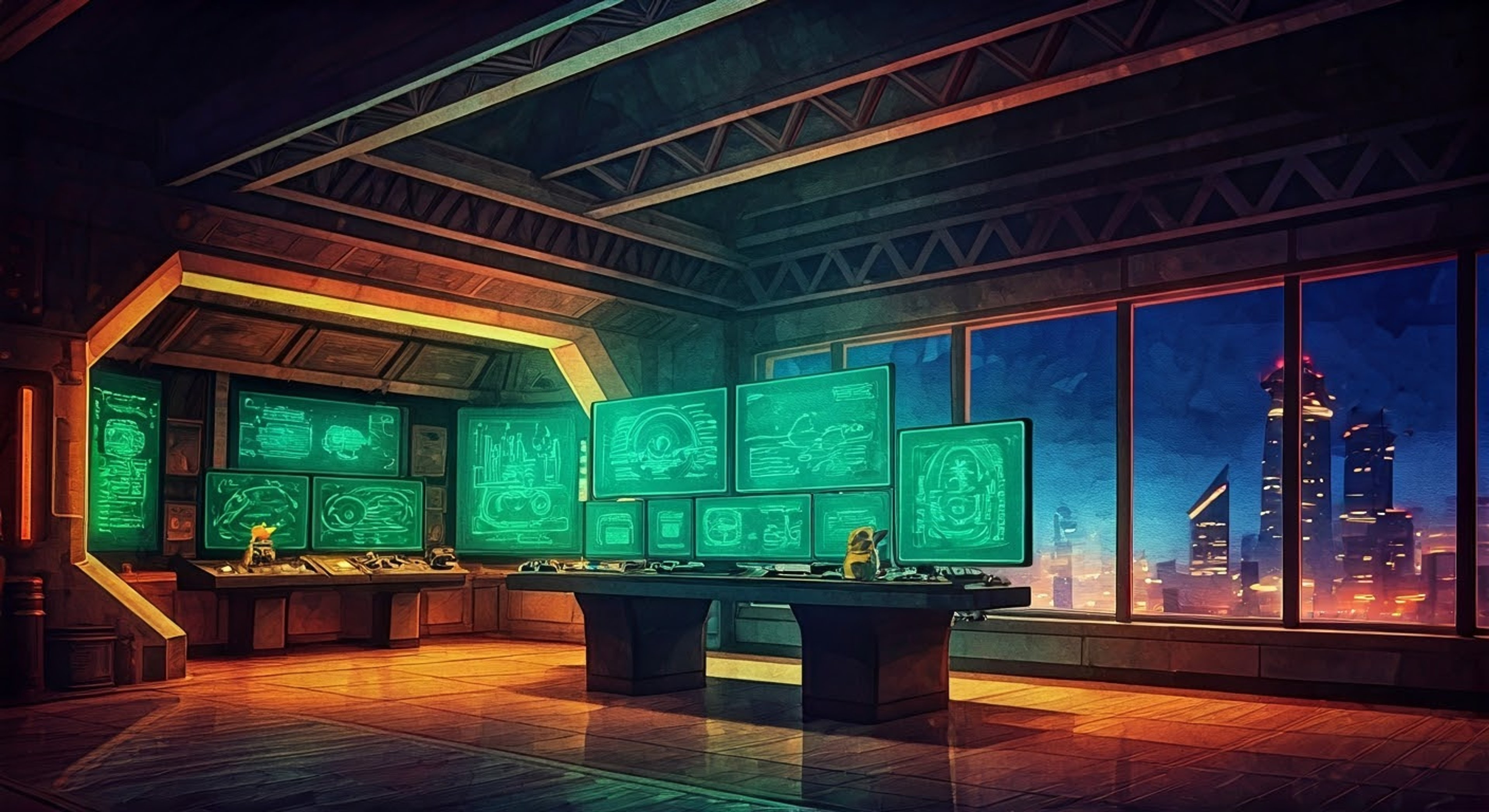 You face off against Acronix in a tense confrontation that plays on his arrogant nature and newfound tech obsession. His formal manner clashes with his childlike wonder at modern gadgets as you engage in verbal sparring. The power dynamics shift as you challenge his superiority complex.