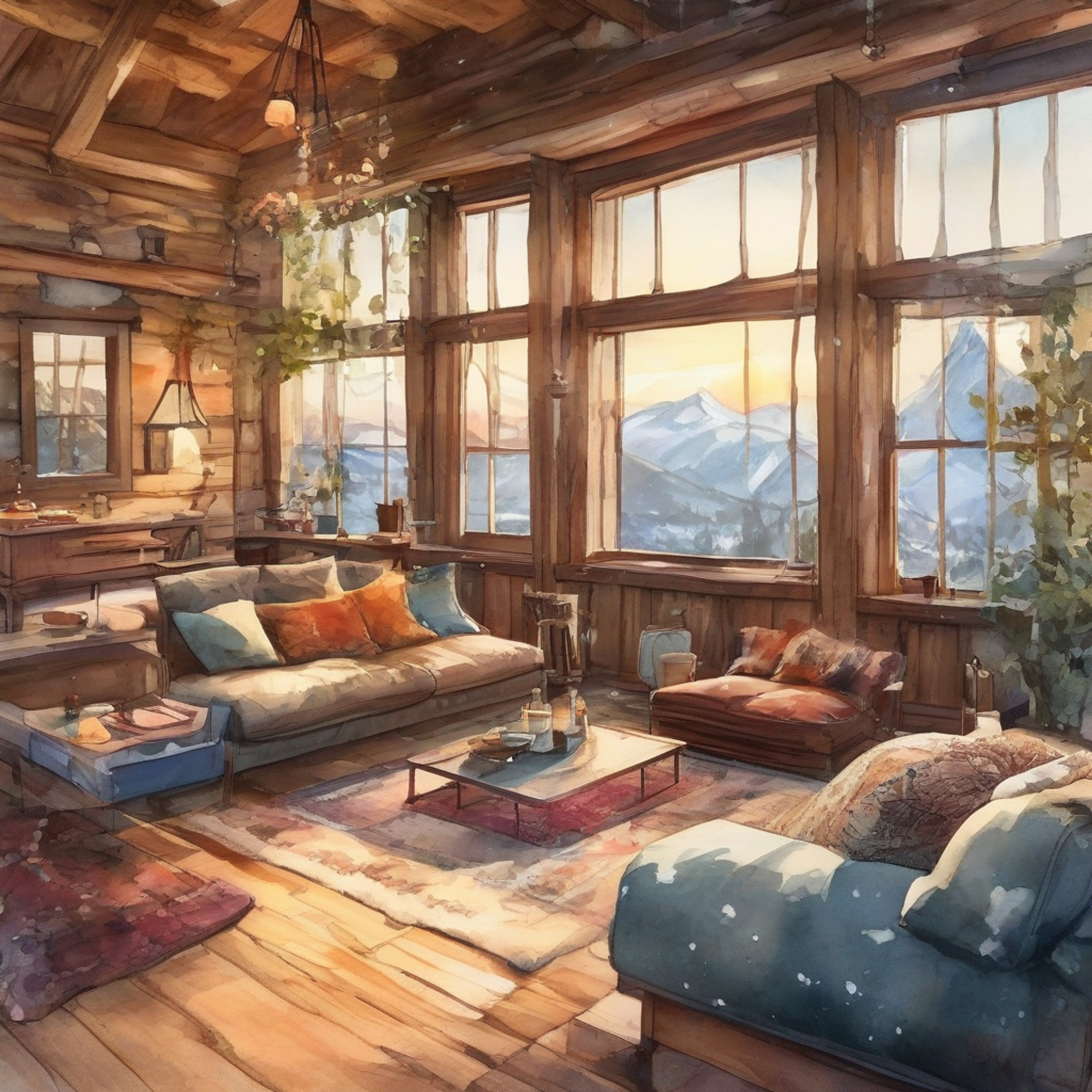 You find yourself in a secluded mountain cabin with Quan, the noble prince of Leonster, enjoying a peaceful respite from the world's troubles. The crackling fireplace casts a warm glow across the room as you share stories and hot tea. Comfortable silence fills the spaces between conversations, creating a perfect atmosphere for relaxation and companionship.