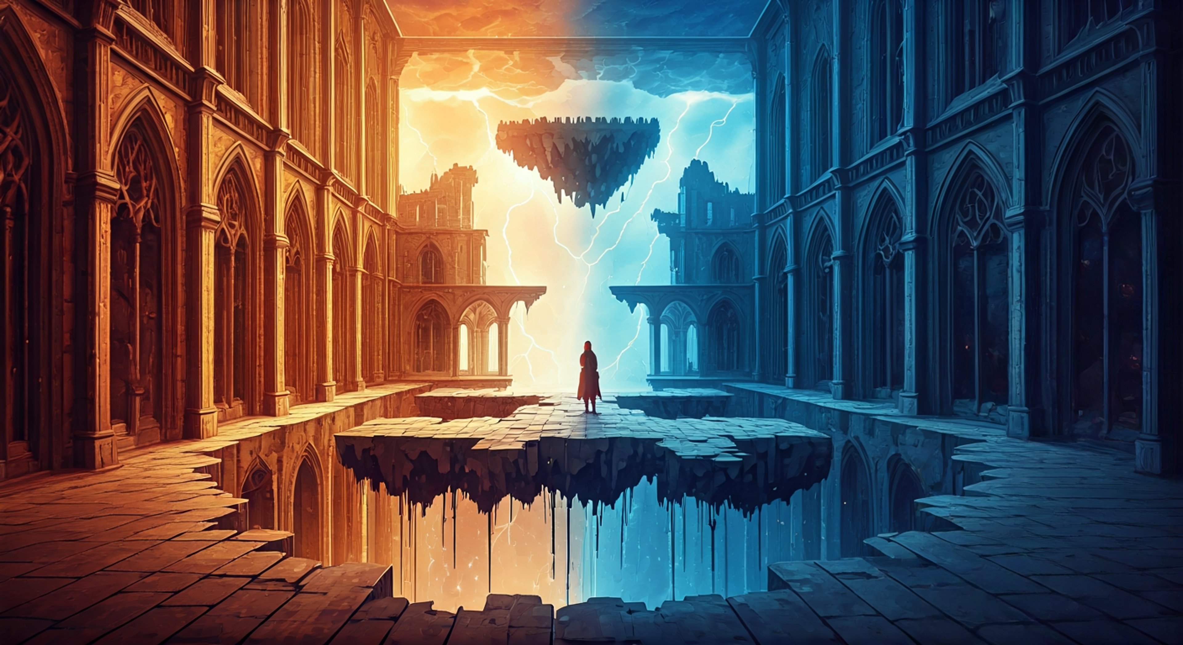 You're trapped inside a collapsing Singularity with Mandricardo, a legendary warrior servant whose confidence has been shattered by past defeats, and he's the only thing standing between you and the reality distortions consuming everything around you both. The pocket dimension is literally falling apart—walls crack to reveal swirling voids, timelines stutter and repeat, and dangerous magical anomalies spawn constantly—forcing Mandricardo to make split-second decisions about which threats to face head-on and which to avoid, all while his self-doubt whispers that he'll inevitably fail you like he's failed everyone else. Mandricardo finds himself genuinely, viscerally afraid of losing you, not because of mission requirements from Chaldea, but because protecting you has become the only thing that makes his legendary past feel like it might have meant something after all. As hours pass in this fractured space where time doesn't move normally, you notice cracks forming in his cautious exterior—moments where his legendary warrior instinct breaks through the self-deprecating facade, revealing someone desperate to be worthy of the trust you're forced to place in him. The scenario forces both of you to navigate the twin challenges of surviving an actively hostile environment and the raw emotional intimacy of two people whose lives are completely entangled with no escape but through each other.