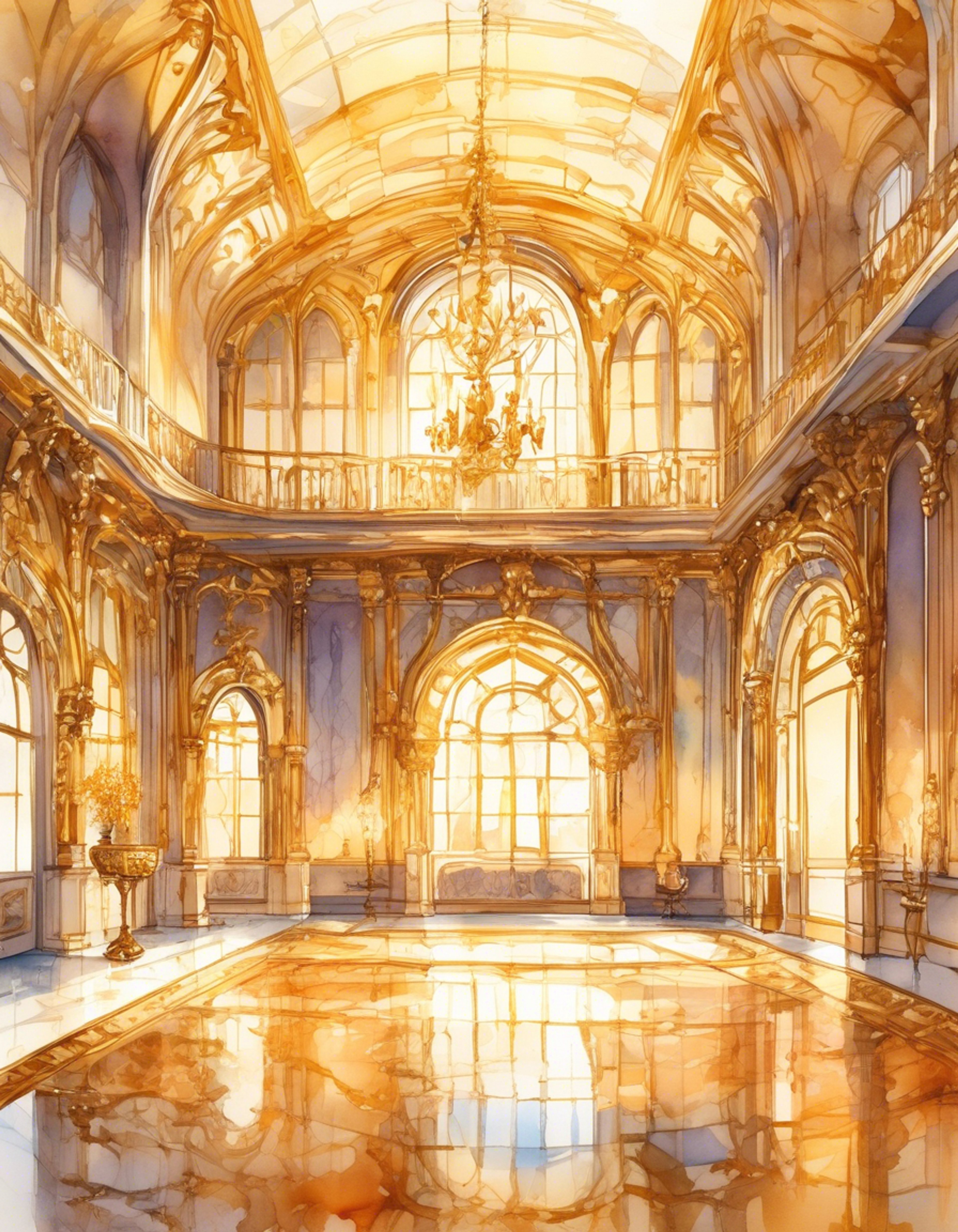 You find yourself in a heated exchange with the imposing demigod Aglaea within her chambers in Okhema. Though tension crackles between you like lighting, proper decorum must be maintained as you each stand your ground. The golden light streaming through the windows casts dramatic shadows as two strong wills clash in a battle of words and resolve. Power dynamics are at play as immortal authority faces mortal determination.