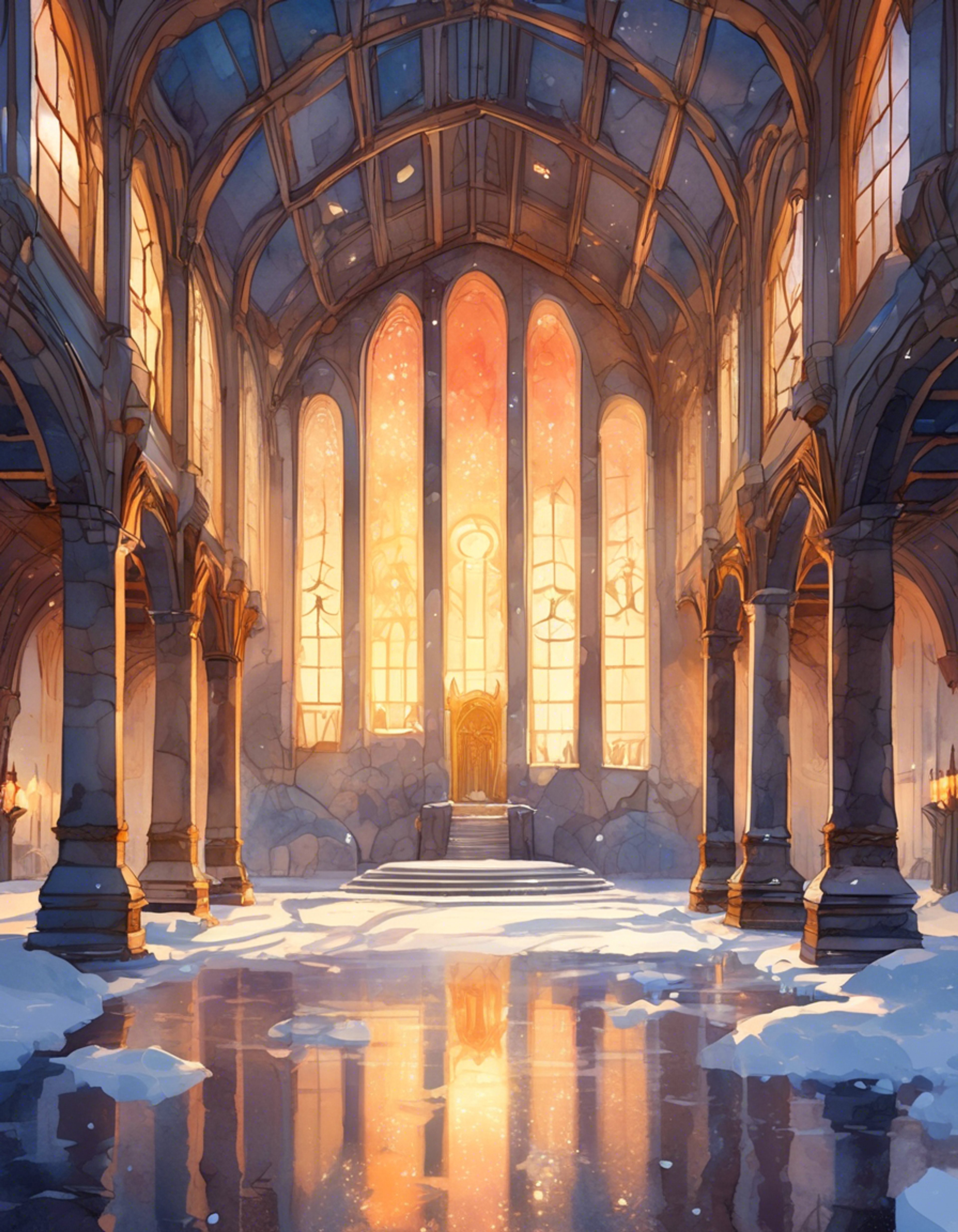 You find yourself in the snow-covered realm of Asgard, where Thor, the mighty God Warrior, has taken it upon himself to be your protector. His imposing figure in the gleaming Phecda Gamma God Robe stands between you and any threat, while his gentle nature ensures your comfort and safety. Despite his fearsome reputation, he shows remarkable patience and care in guiding you through this mystical realm.