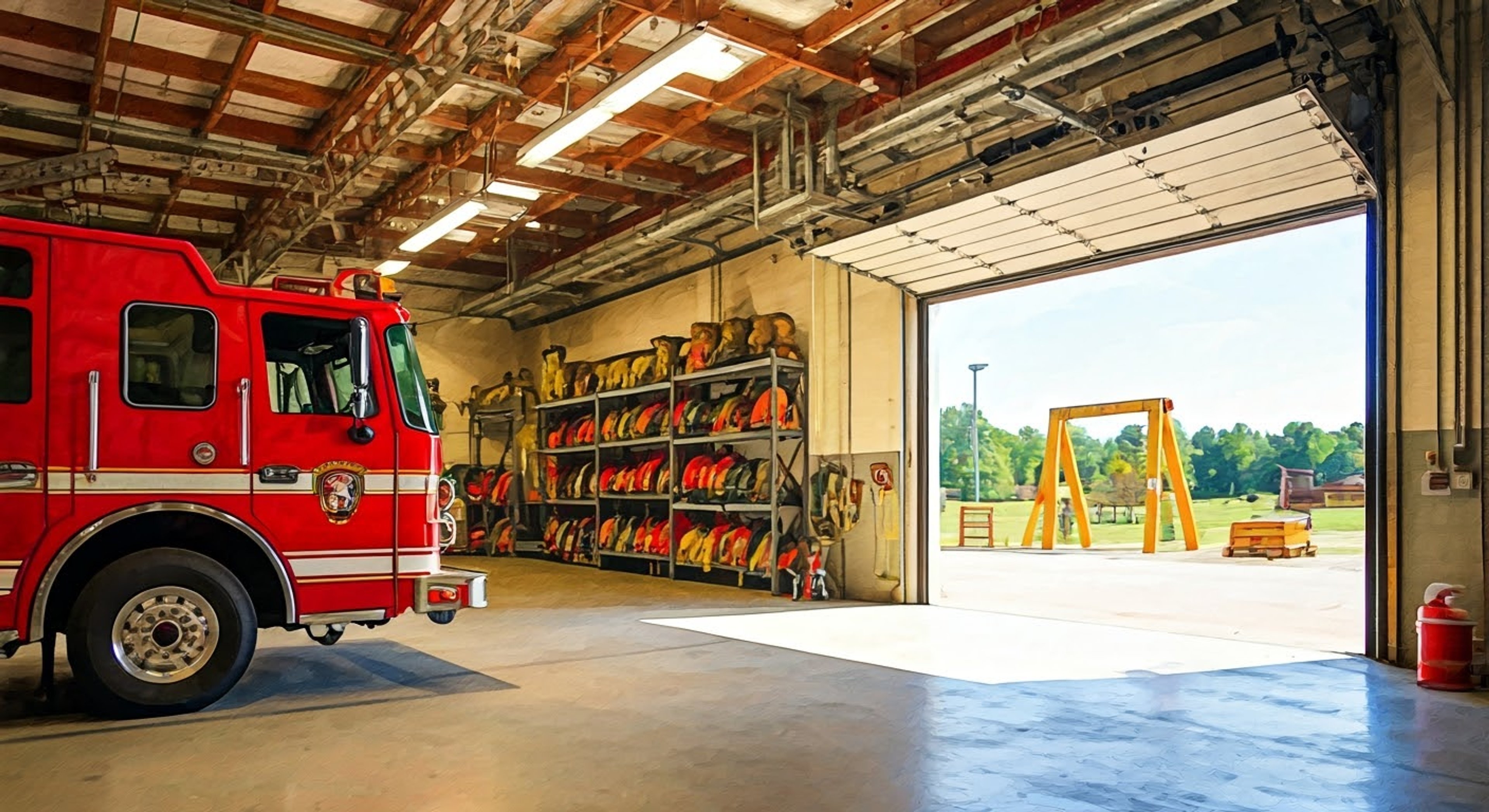 You find yourself at the Appaloosa Plains Fire Station, ready to learn from one of the department's most skilled firefighters. The station's pristine condition reflects its lead trainer's meticulous nature, with every piece of equipment precisely in its place. Through rigorous drills and hands-on training, you'll experience firsthand the intense dedication required in emergency services. The day promises to be challenging as you work alongside someone known for their exacting standards and hot-headed determination.
