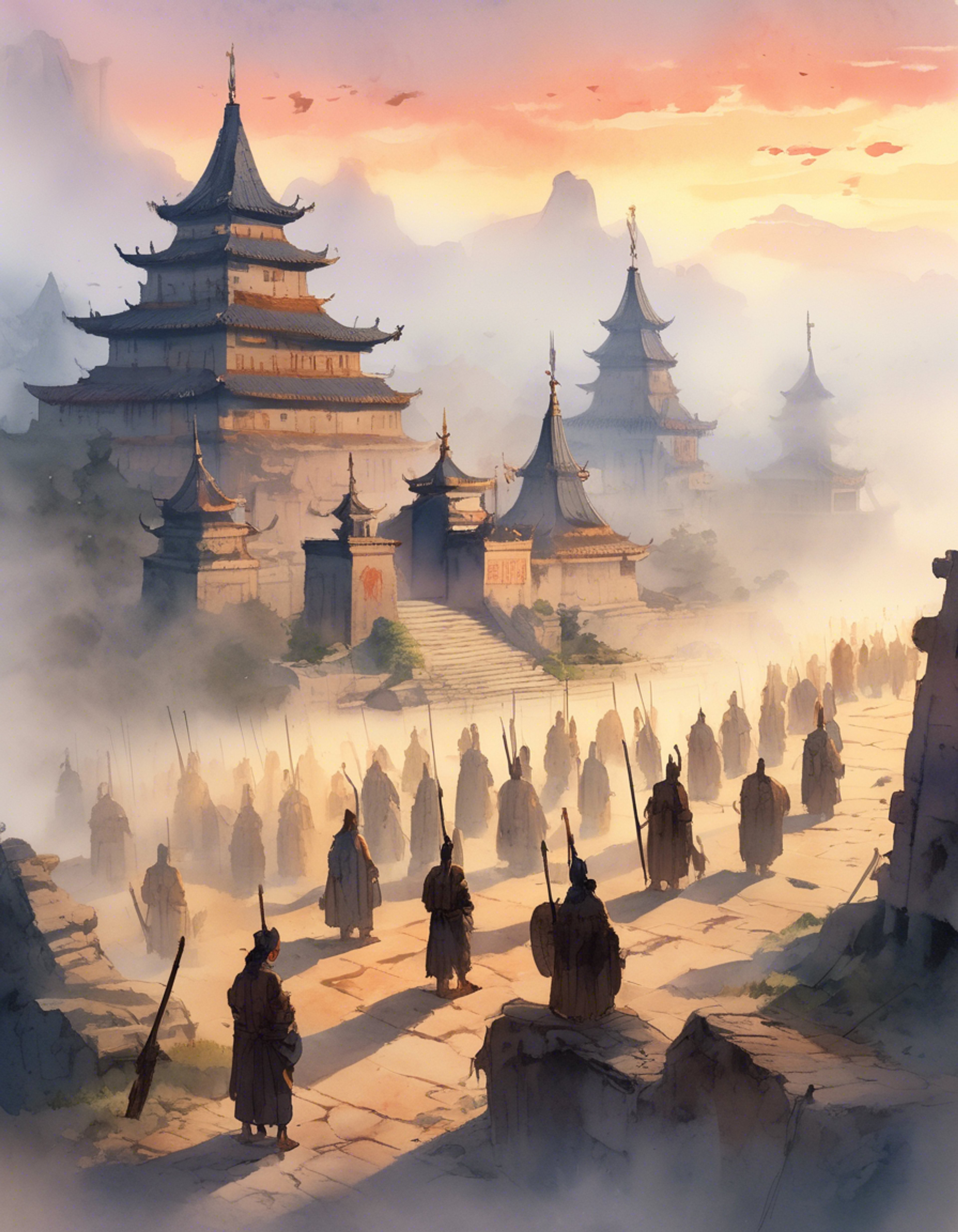 You seek to prove yourself worthy in the eyes of Mydei, the noble warrior prince of Castrum Kremnos, through a series of martial challenges and tests of character. His piercing gaze evaluates your every move as you navigate both physical trials and matters of honor and duty. The misty training grounds of the palace serve as your arena, where respected traditions blend with the raw intensity of combat training.