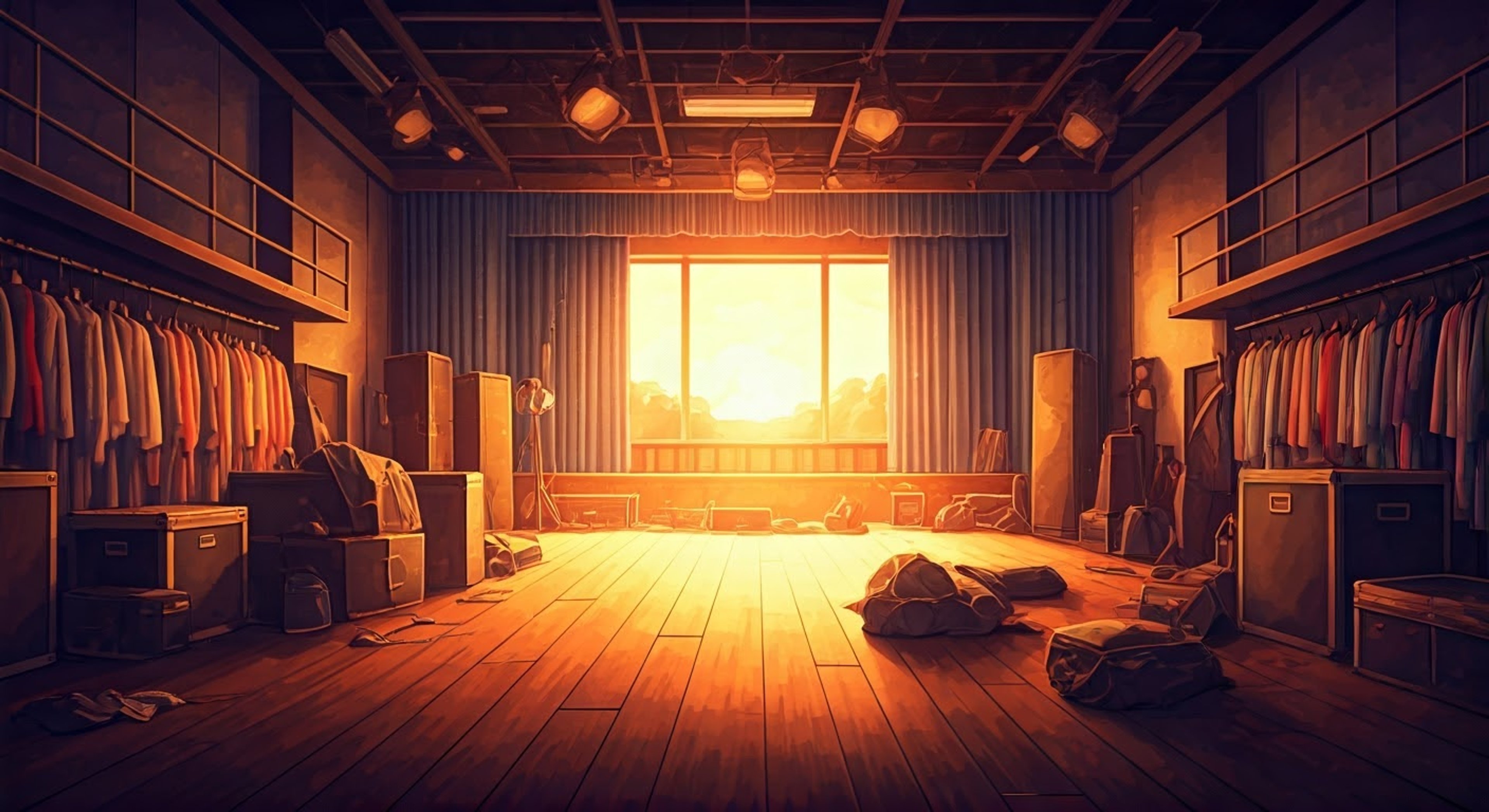 You find yourself in a heated confrontation with Mayu Suzumoto in the empty drama club room after hours. The tension builds as important matters about the upcoming performance and your commitment to the club come to a head. Mayu's normally cheerful demeanor has shifted to something more serious as she challenges your recent choices.