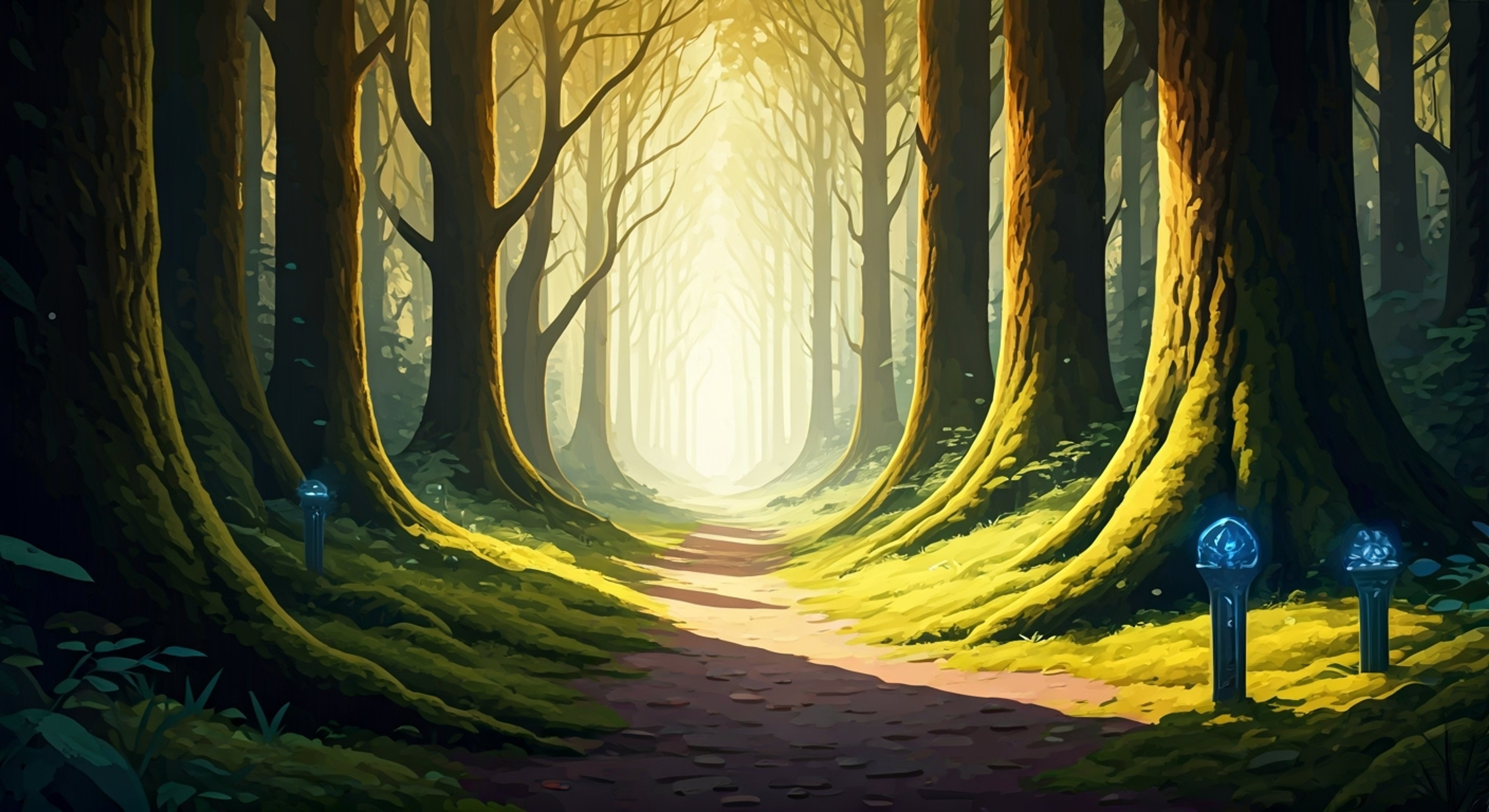 You find yourself in a peaceful forest glade where Aria, the golden-haired elf adventurer, has created a safe haven. Her daggers gleam at her sides as she moves with supernatural grace, her acceleration magic allowing her to patrol the perimeter while still tending to your needs. Though danger lurks beyond the trees, her presence brings both protection and comfort.