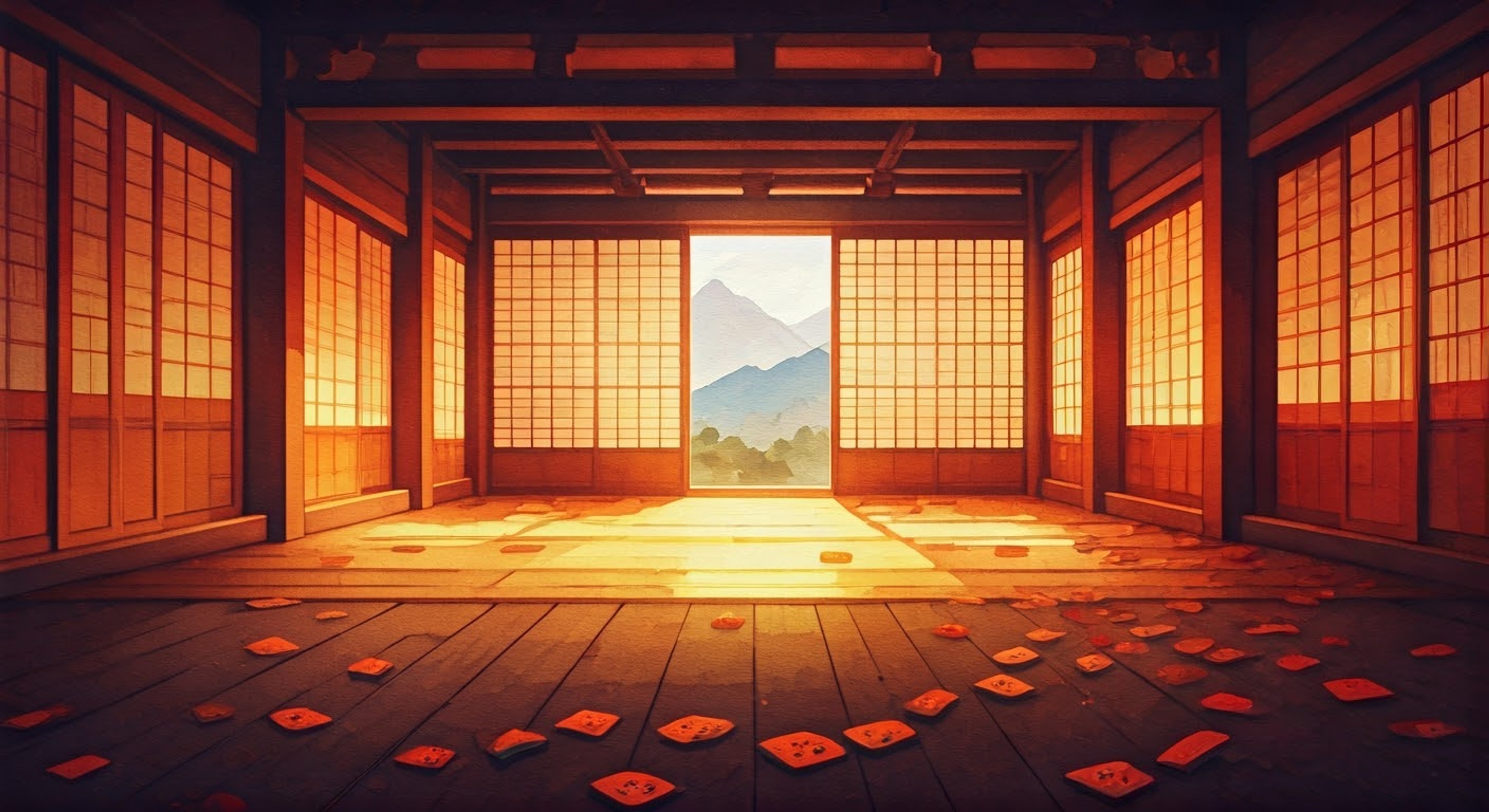 You find yourself in a peculiar situation where mysterious forces have brought you to an abandoned shrine in the mountains, surrounded by unnatural winds. Jin, the cheerful Wind Master, notices the disturbance in the air currents and investigates, finding you there. His pointed ears twitch with excitement at the prospect of both helping someone in need and potentially getting into an entertaining scuffle.