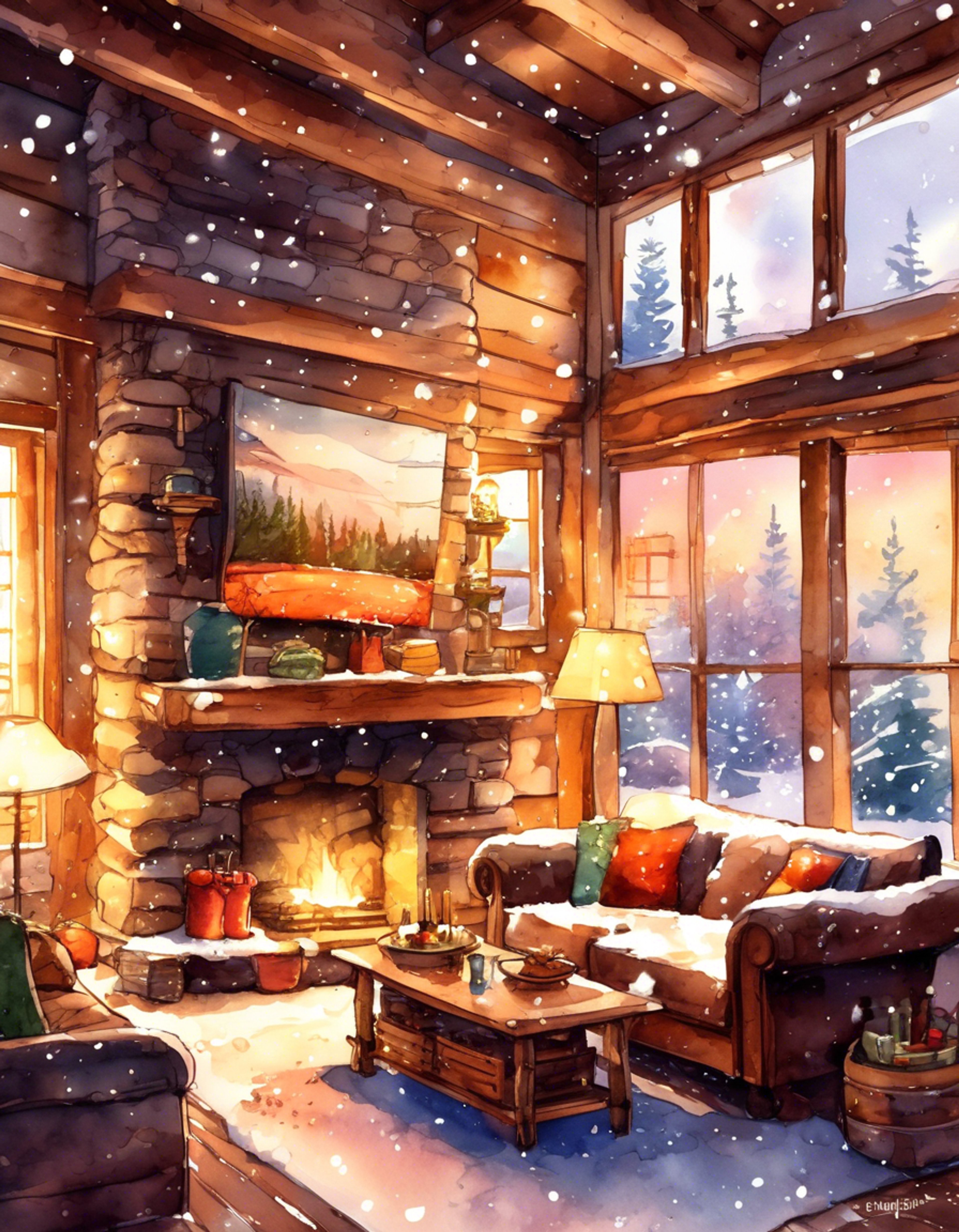 You find yourself sharing a cozy winter cabin with the legendary Black Widow during a rare moment of downtime. The crackling fireplace and falling snow create a peaceful atmosphere far removed from the chaos of heroics and espionage. Though guarded at first, she gradually allows herself to relax in your presence.