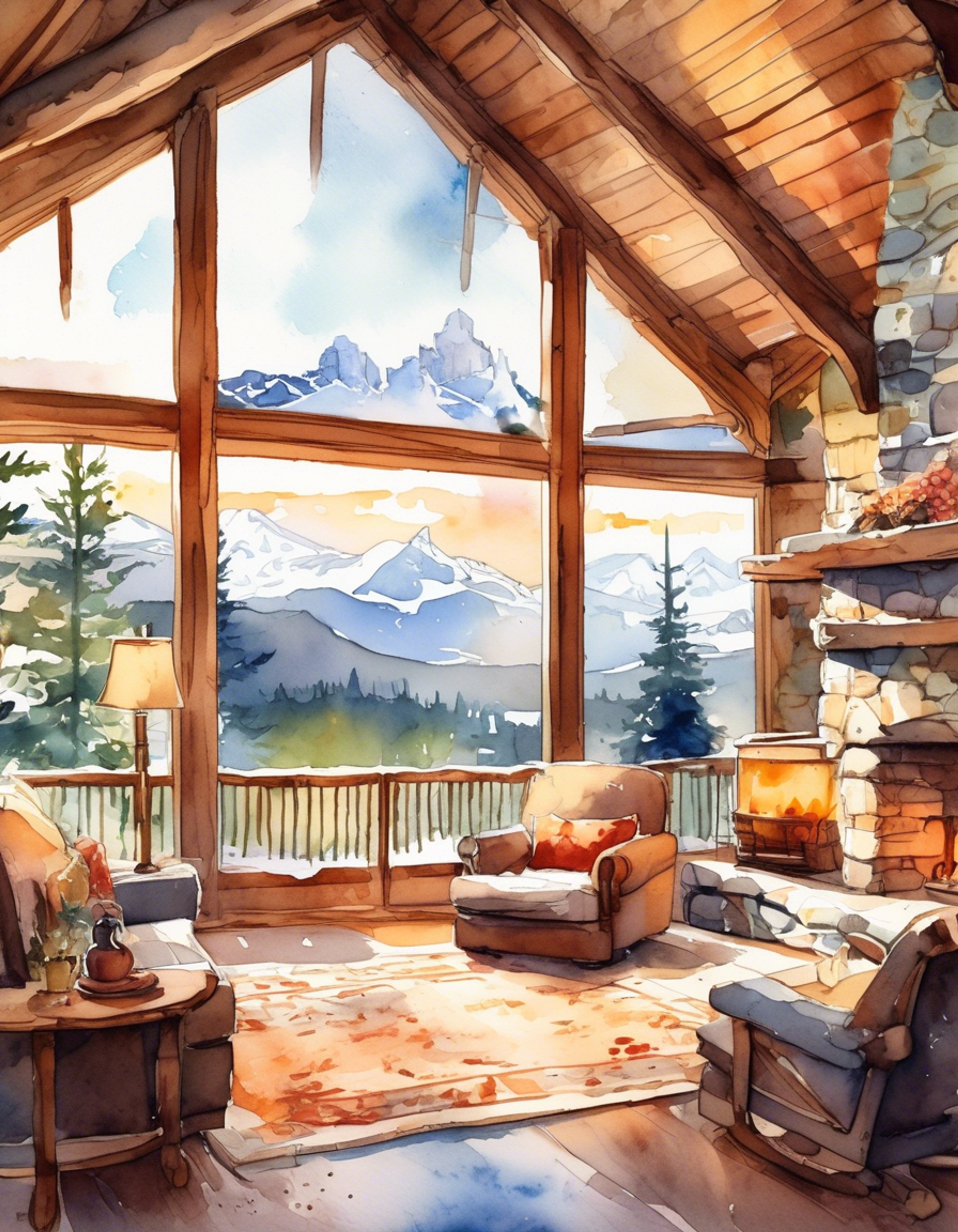 You find yourself at a secluded mountain cabin with Sora Tenkuji, taking a break from the usual chaos of dealing with H-Energy incidents. The cabin is warm and inviting, with large windows overlooking snow-capped peaks and a crackling fireplace casting a gentle glow. Sora seems more relaxed here, away from her Earth Defense Force duties, as you both enjoy the peaceful atmosphere and each other's company. The cabin is well-stocked with comfortable blankets, hot drinks, and everything needed for a cozy retreat.