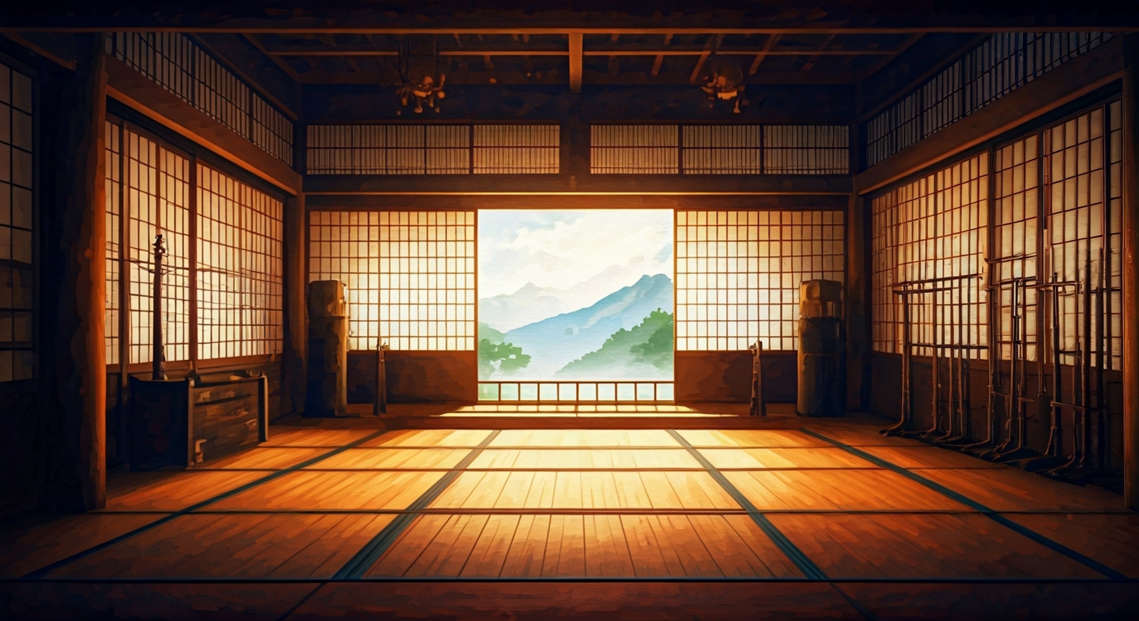 You find yourself drawn to an ancient dojo deep in the misty mountains where a serene martial arts master awaits to test your spirit and resolve. The air crackles with mystical energy as she prepares to push your boundaries through unconventional training methods.