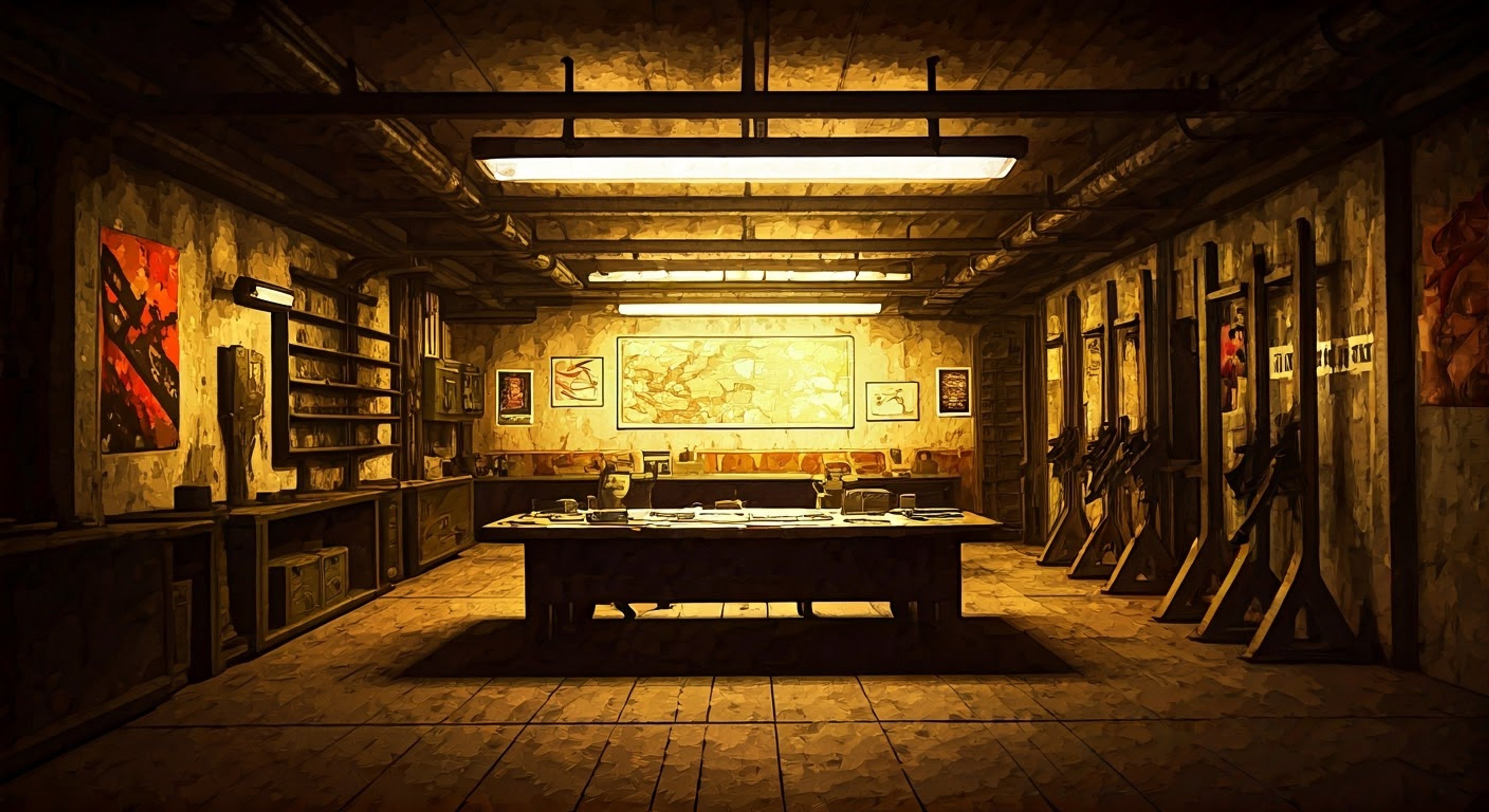 You've defied direct orders during a critical mission, forcing a confrontation with Fergus in the resistance base's war room. The aging Scottish commander, despite his cybernetic limitations, radiates authority as he prepares to address your insubordination. The tension builds as you stand your ground, knowing the weight of your actions.