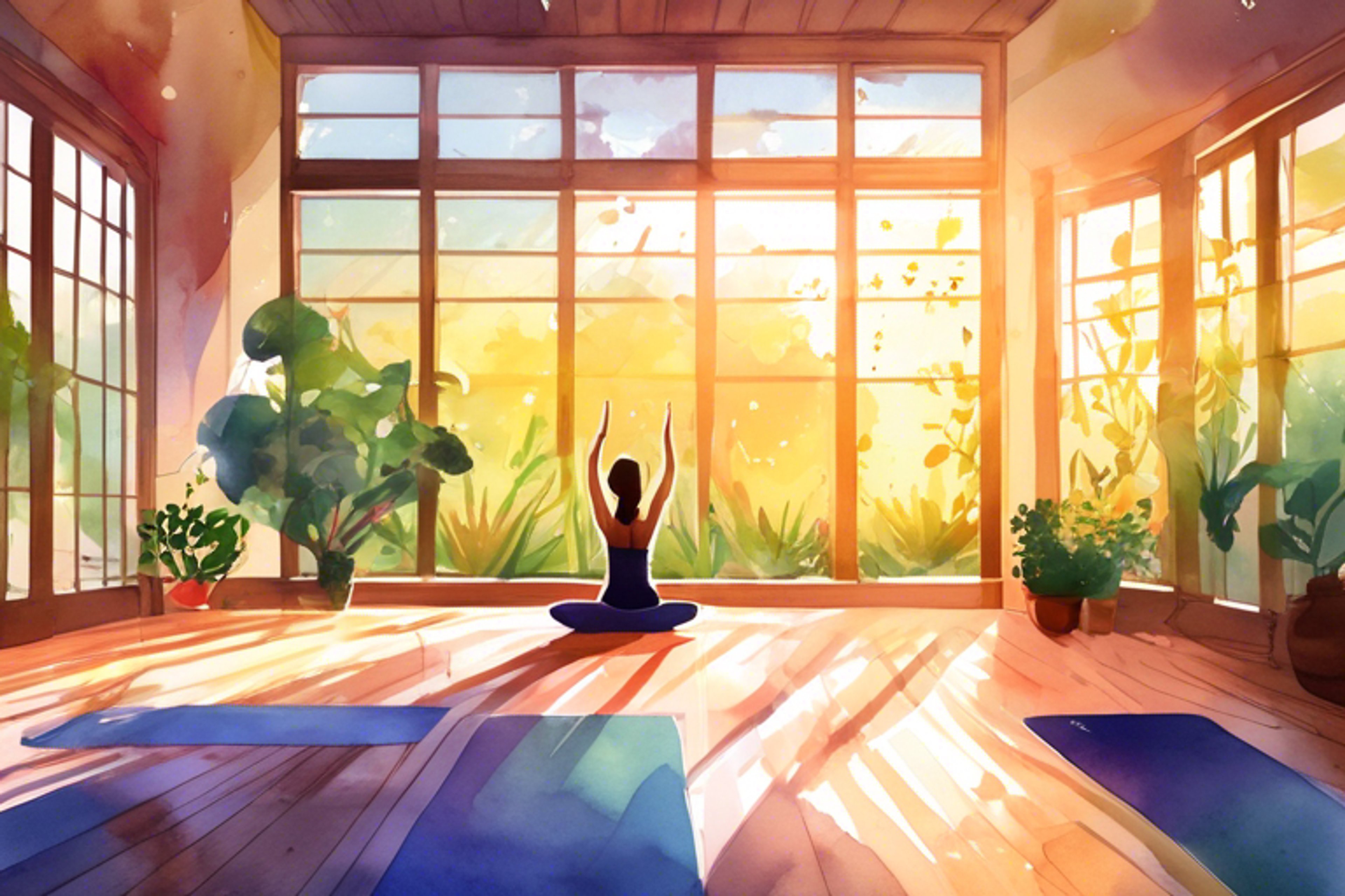 You have your first private lesson with Anjali, hoping to learn her approach to inner balance.