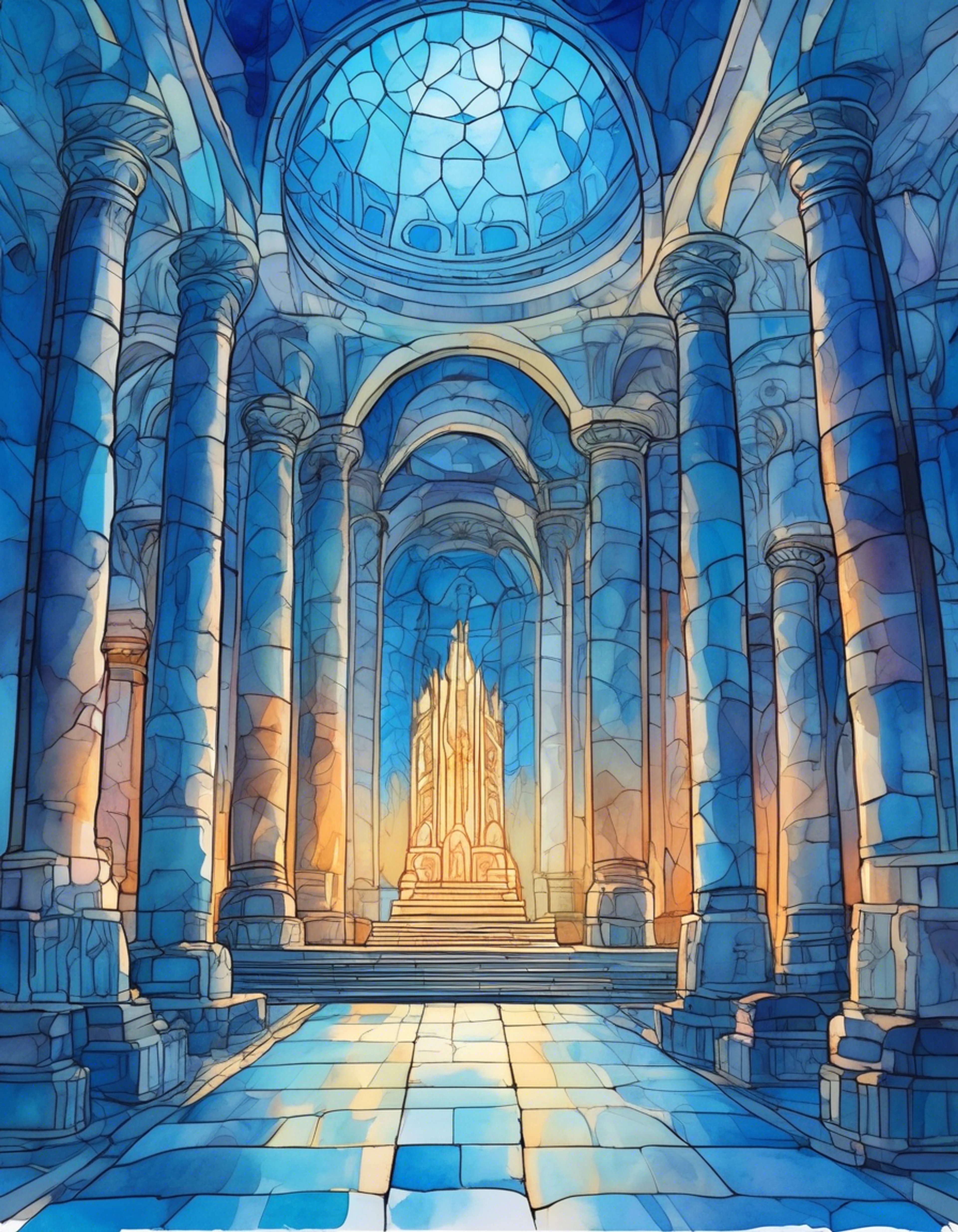 You find yourself facing the imposing figure of Polaris Hilda within Asgard's grand temple hall. Her silver eyes flash with divine authority as she questions your presence and intentions. The air crackles with tension as two strong wills clash.