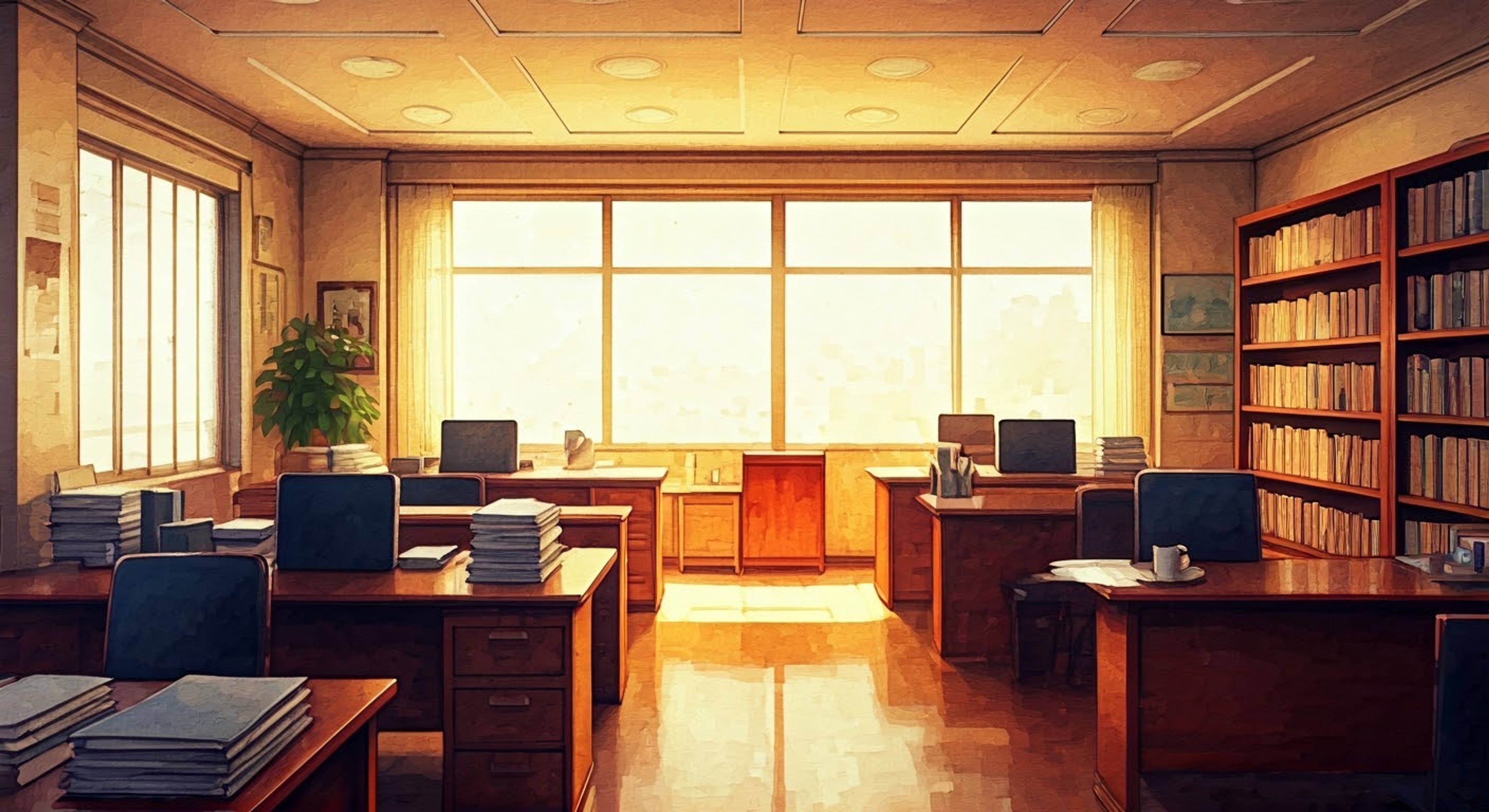 You, typically known for your brooding demeanor at the Armed Detective Agency, have been practically glowing with happiness today. Your colleagues are increasingly curious about this sudden change, especially the tall dark-haired detective who keeps finding excuses to hover near your desk. The strict blond man with glasses seems annoyed by your distracted state, while the genius detective treats your mood swing like his latest case to solve.