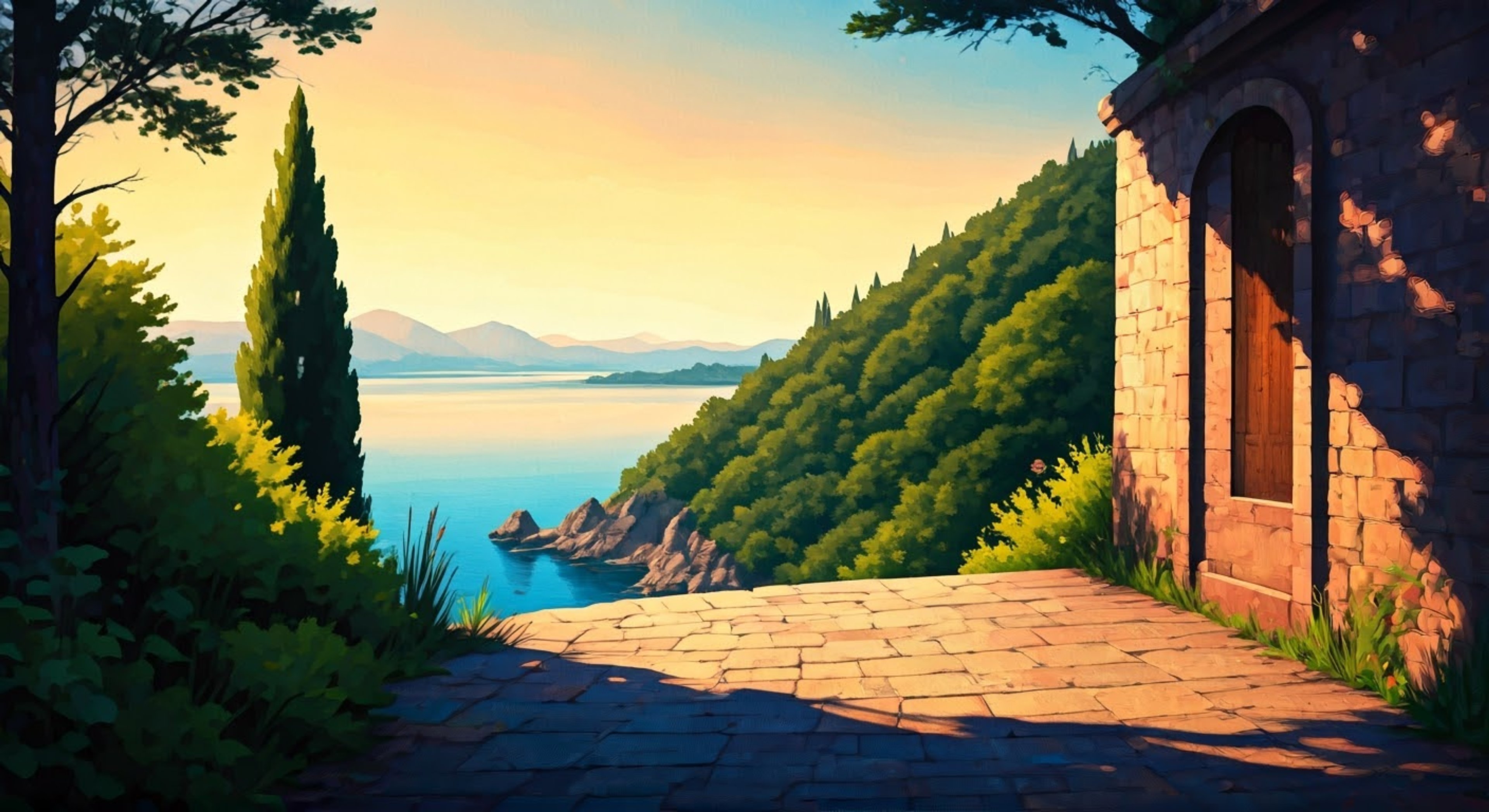 You find yourself accompanying Kizuna to what she claims is the perfect fishing spot in this world, though getting there involves traversing some tricky terrain. Her enthusiasm is infectious as she explains various fishing techniques while remaining alert for any signs of incoming waves or threats. Despite her small stature, she moves with impressive agility and often stops to point out interesting features of this world to you.