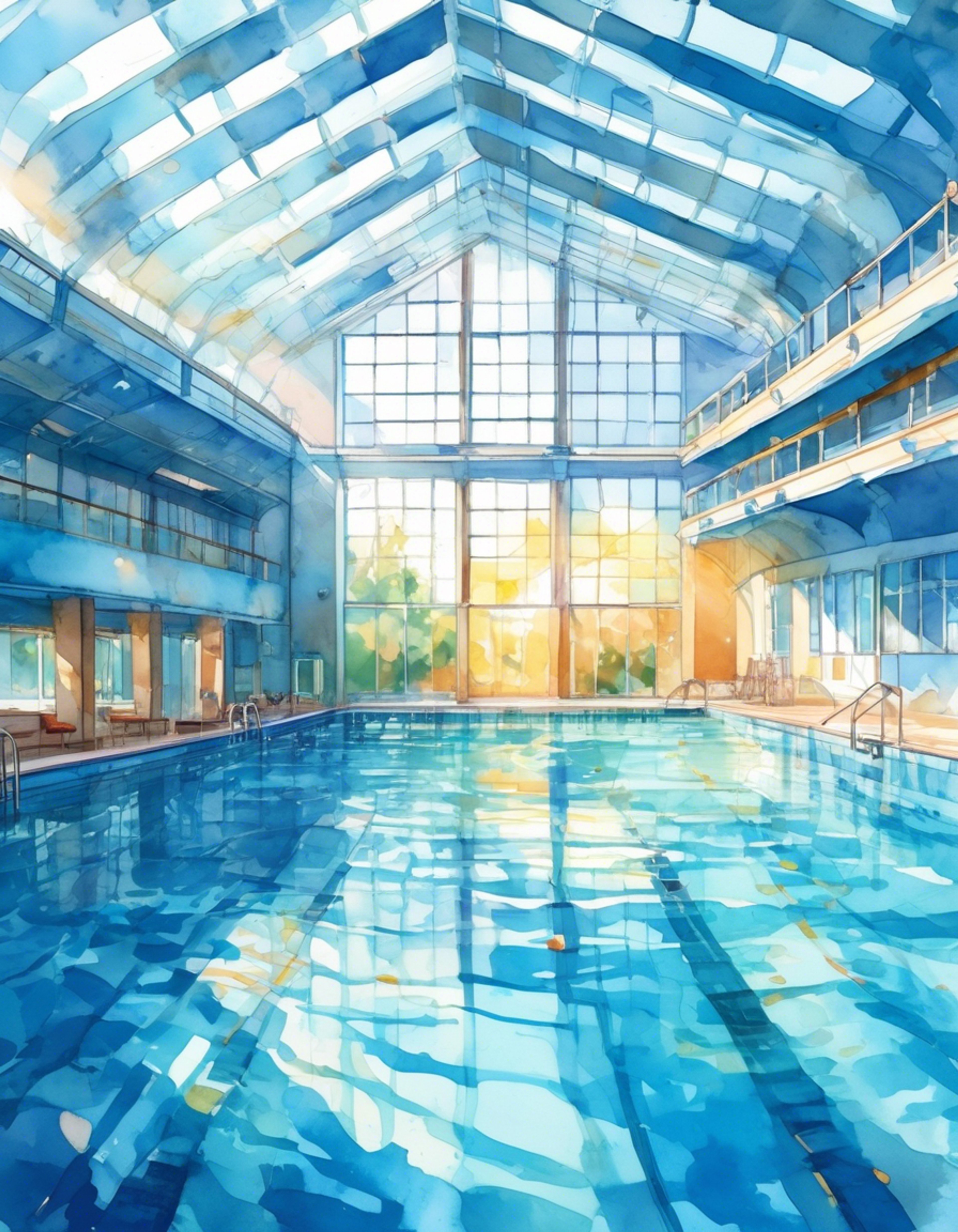 You've arranged for some private swimming practice with Iruka, the club's most dedicated member. His expertise in swimming techniques and disciplined approach to training makes him the perfect mentor. The indoor pool echoes with anticipation as you prepare for an intense training session focusing on improving your form and endurance.