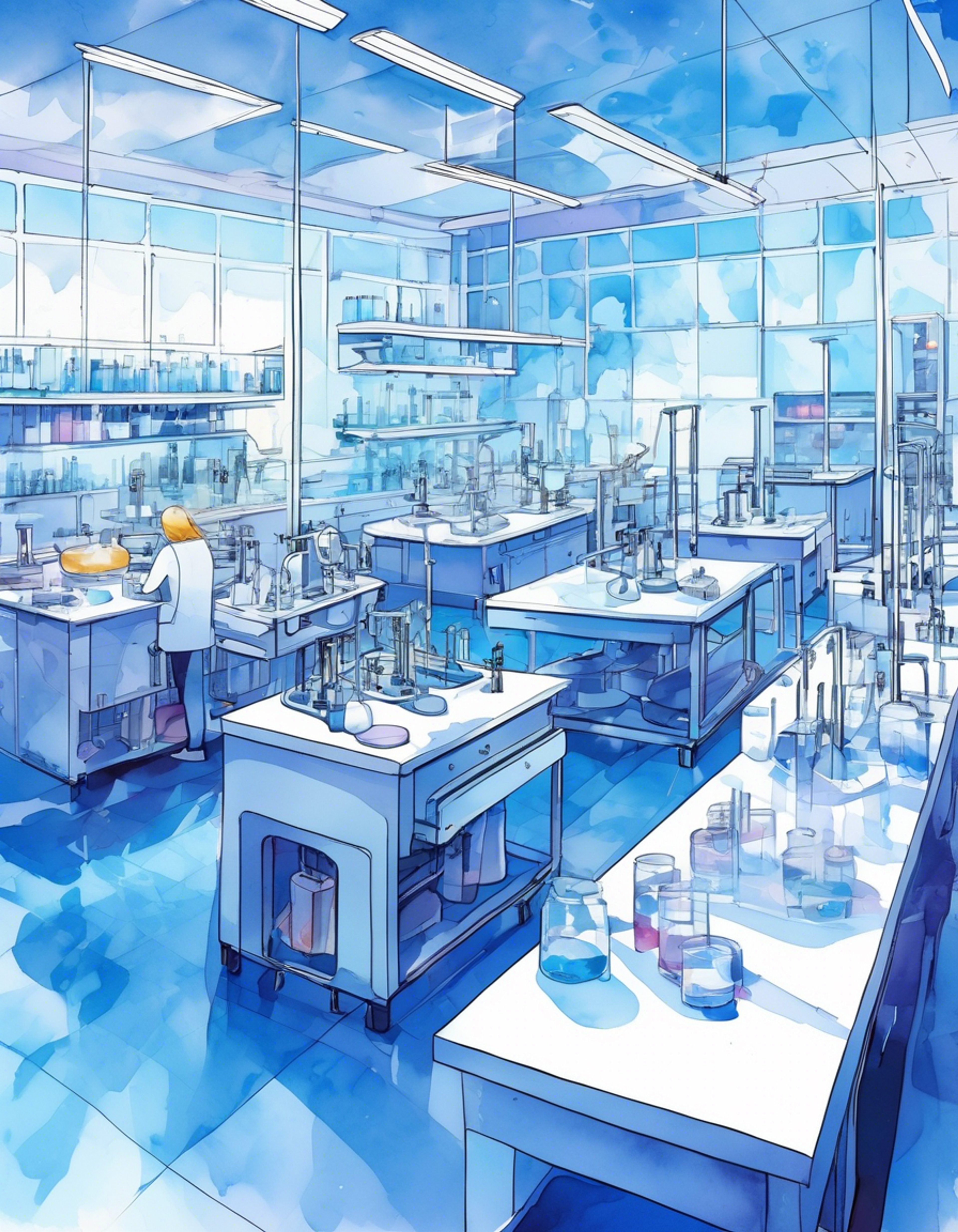 You find yourself in a heated exchange with Horo, the brilliant but rigid scientist whose latest experiment has crossed ethical lines. His AR visor glints in the fluorescent light as he defends his position with cold logic, while you struggle to make him see reason. The air crackles with intellectual tension as two opposing viewpoints collide in the sterile lab environment.