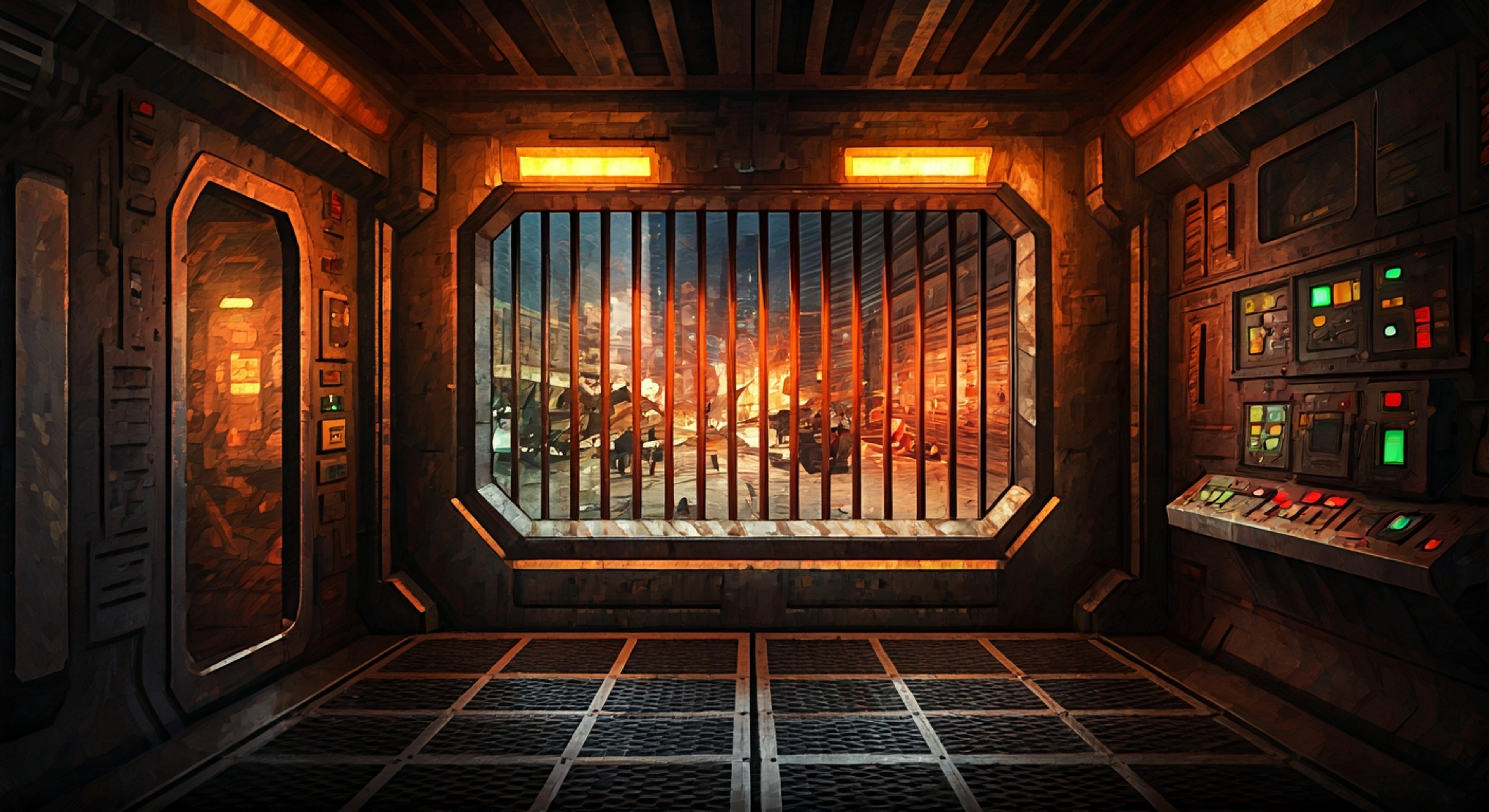 You find yourself captured in one of Dr. Eggman's elaborate containment cells within his hovering fortress above Station Square, mistaken for someone important in the Sonic universe. Alex, the owner of the popular 'Speedy Brews' cafe who secretly maps the city's underground passages and Eggman's attack patterns, has tracked your location using their self-designed monitoring equipment. With the city in chaos below and Sonic nowhere to be found, Alex has infiltrated the fortress through a maintenance duct and now stands before your cell, showing surprising courage and ingenuity for someone who normally just serves coffee to the heroes after their adventures.