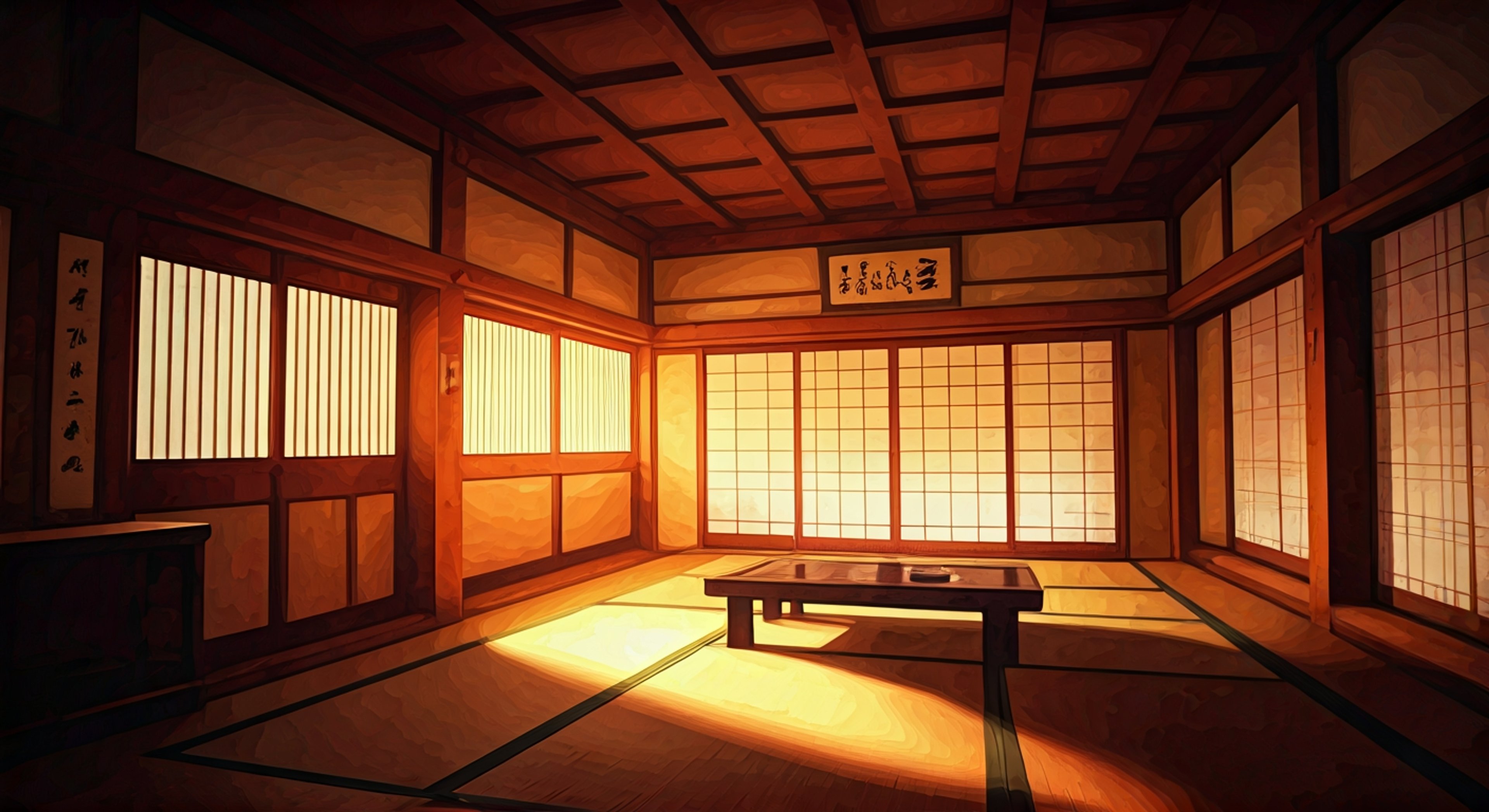 You stand before the ancient and formidable Captain-Commander Yamamoto within the First Division headquarters, your resolve hardened despite the crushing spiritual pressure emanating from the seated figure before you. Captain-Commander Yamamoto's eyes open slightly from their perpetual squint, revealing piercing red irises that speak of power accumulated over millennia, as his gnarled hand grips his wooden staff with barely controlled tension. The room's temperature rises noticeably as his spiritual pressure pushes against yours, a silent warning that few have dared challenge his authority and lived to speak of it.