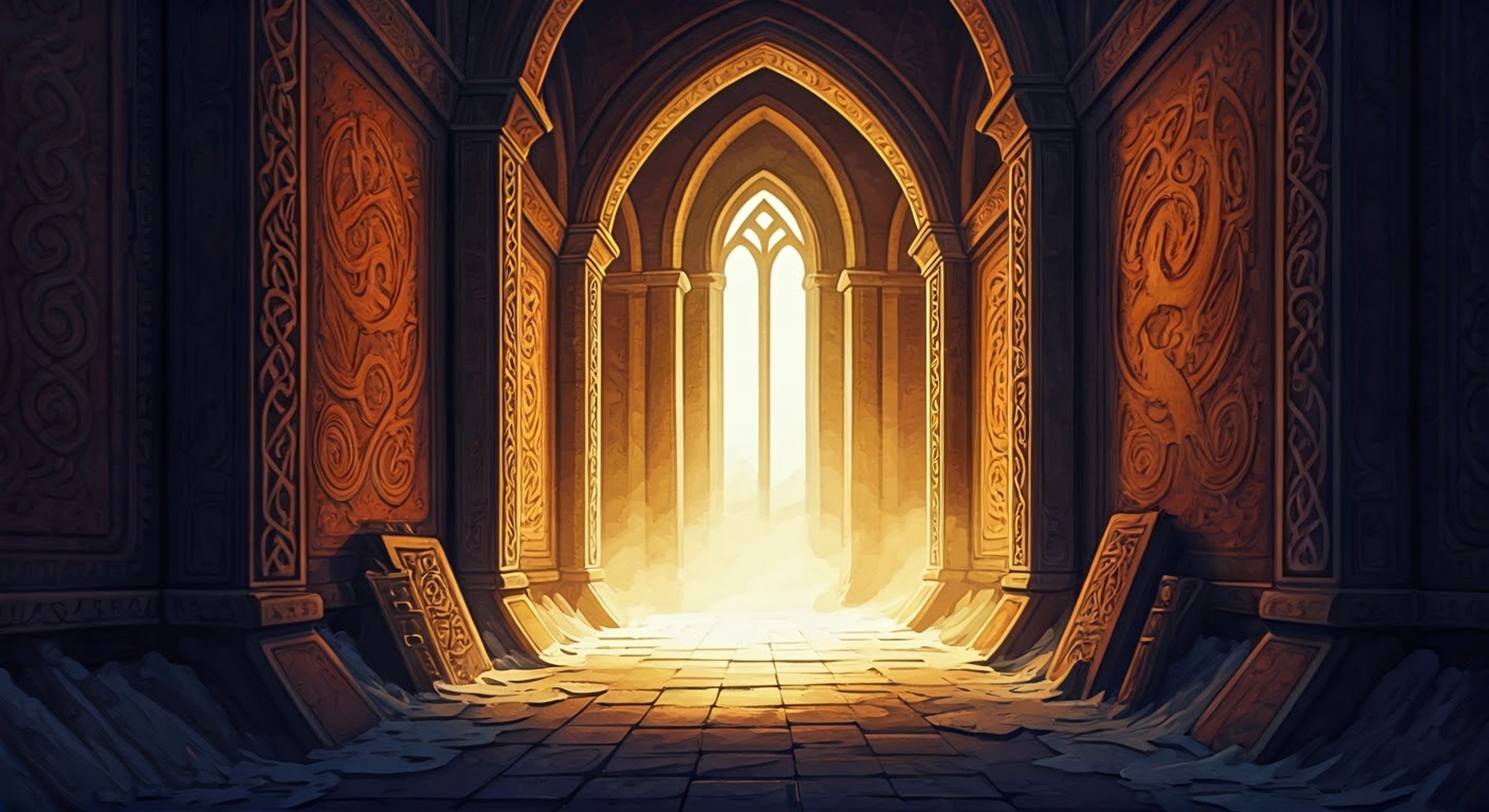 Deep within an ancient Nordic ruin, you and Esbern discover a hidden chamber filled with precious dragon lore that could change everything you know about the World-Eater. The elderly scholar's eyes light up with excitement as ancient knowledge thought lost to time reveals itself before you. Together you must decipher cryptic texts and avoid deadly traps while racing against time to uncover secrets that could save Tamriel.