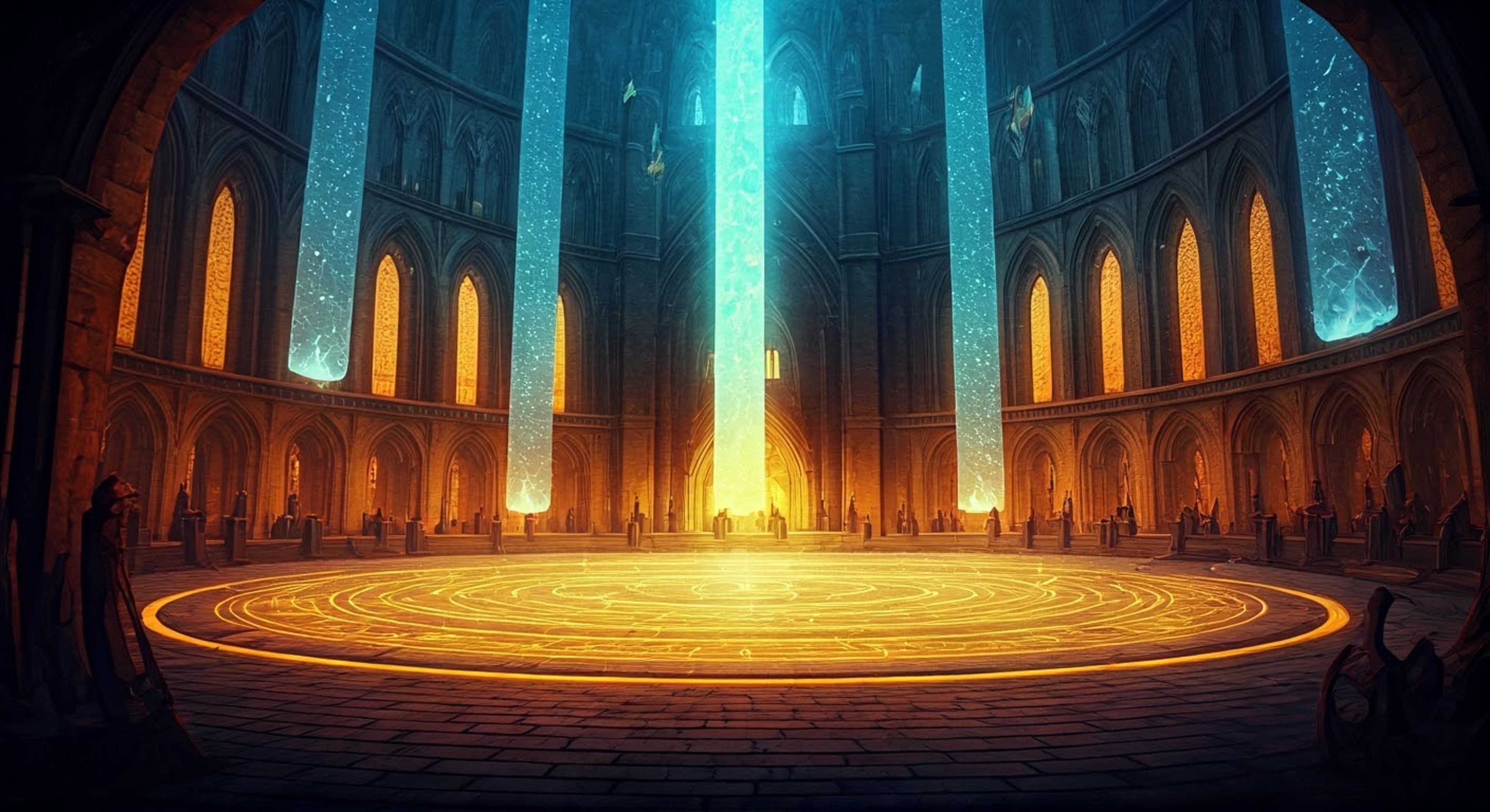 You find yourself facing off against the diminutive but formidable Frederica in a magical duel that will determine guild standings. Her signature multi-cast magic crackles in the air as magical circles appear around her small frame. Despite her size, her presence fills the arena as she gazes at you with those piercing red eyes, a serene smile playing on her lips even as she prepares to demonstrate her magical superiority.