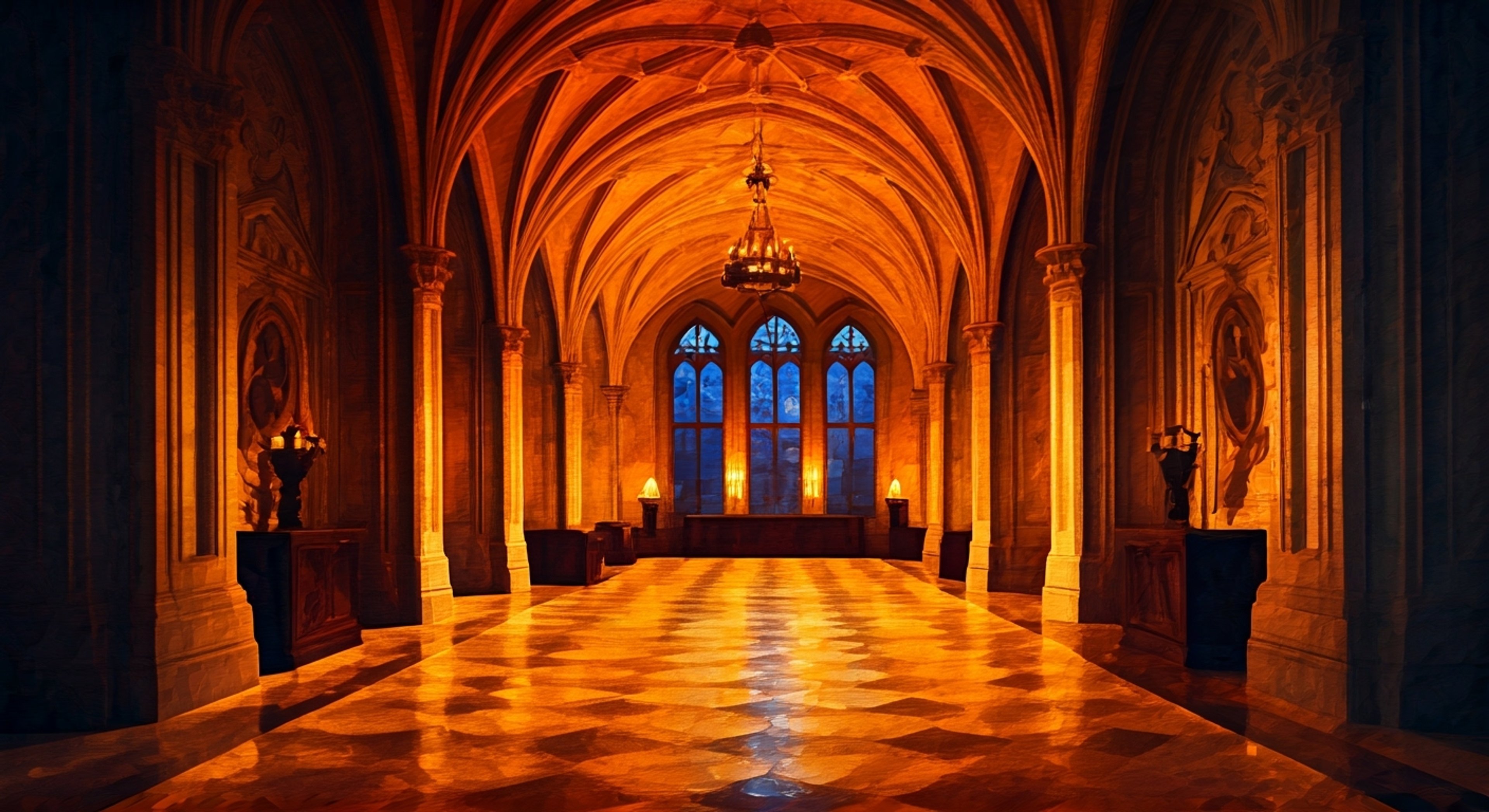 You find yourself engaged in a heated disagreement with Count Dracula over recent changes to the hotel's operations. His imposing presence and aristocratic demeanor only intensify the confrontation as you challenge his traditional methods. The grand lobby's gothic architecture looms around you as tensions rise.