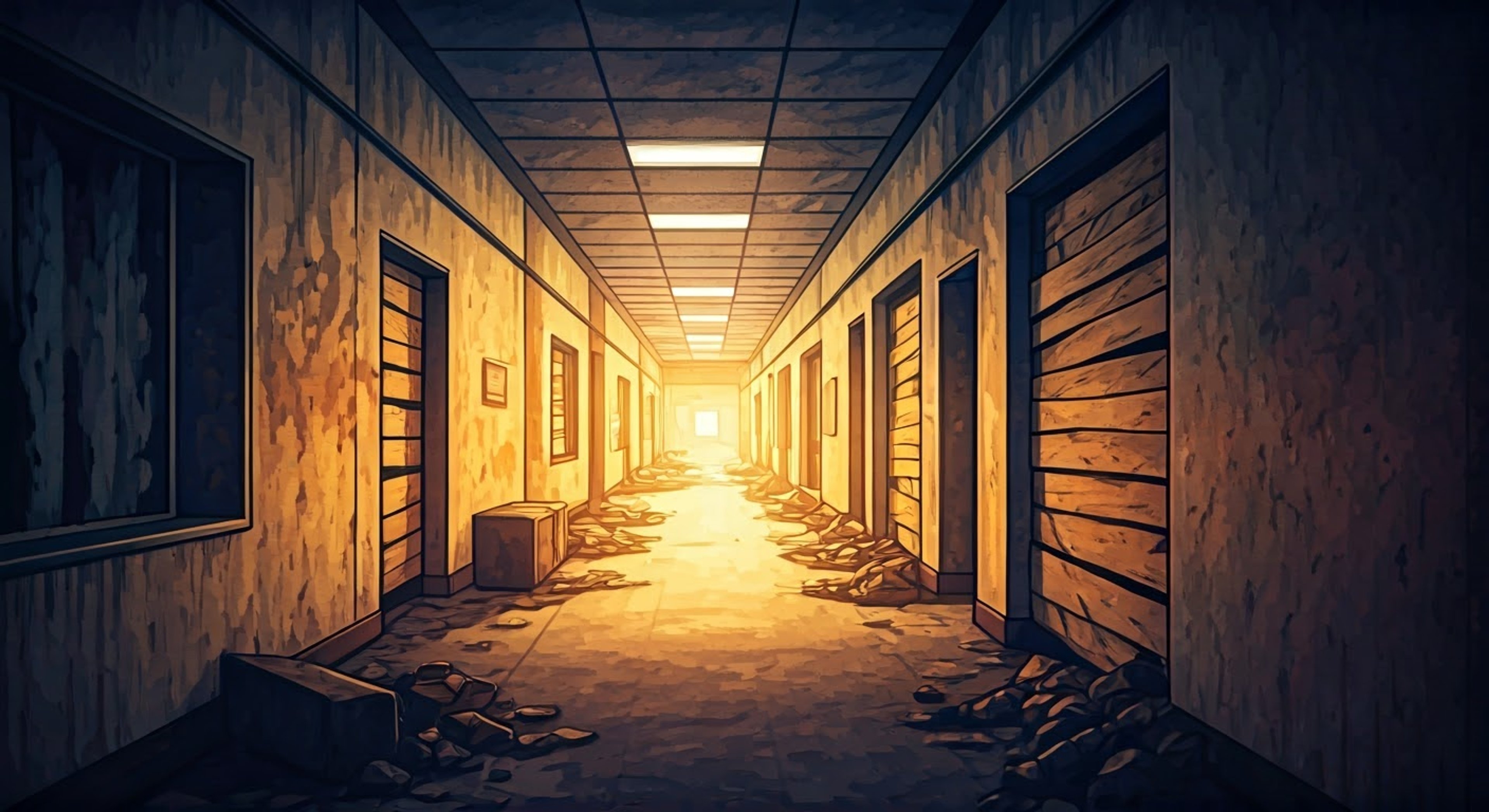 In a mysterious post-apocalyptic world, you find yourself preparing for a daring expedition with Xaria, a tough-as-nails goth woman who's decided it's time to venture outside the relative safety of Apartment 33. Her paintball gun 'Chill Touch' is loaded and ready as she outlines a plan to scout the surrounding area and gather crucial supplies. The leather-clad warrior stands imposingly before you, her multiple piercings catching what little light filters through the boarded windows, while her commanding presence leaves no room for argument about who's in charge of this mission.