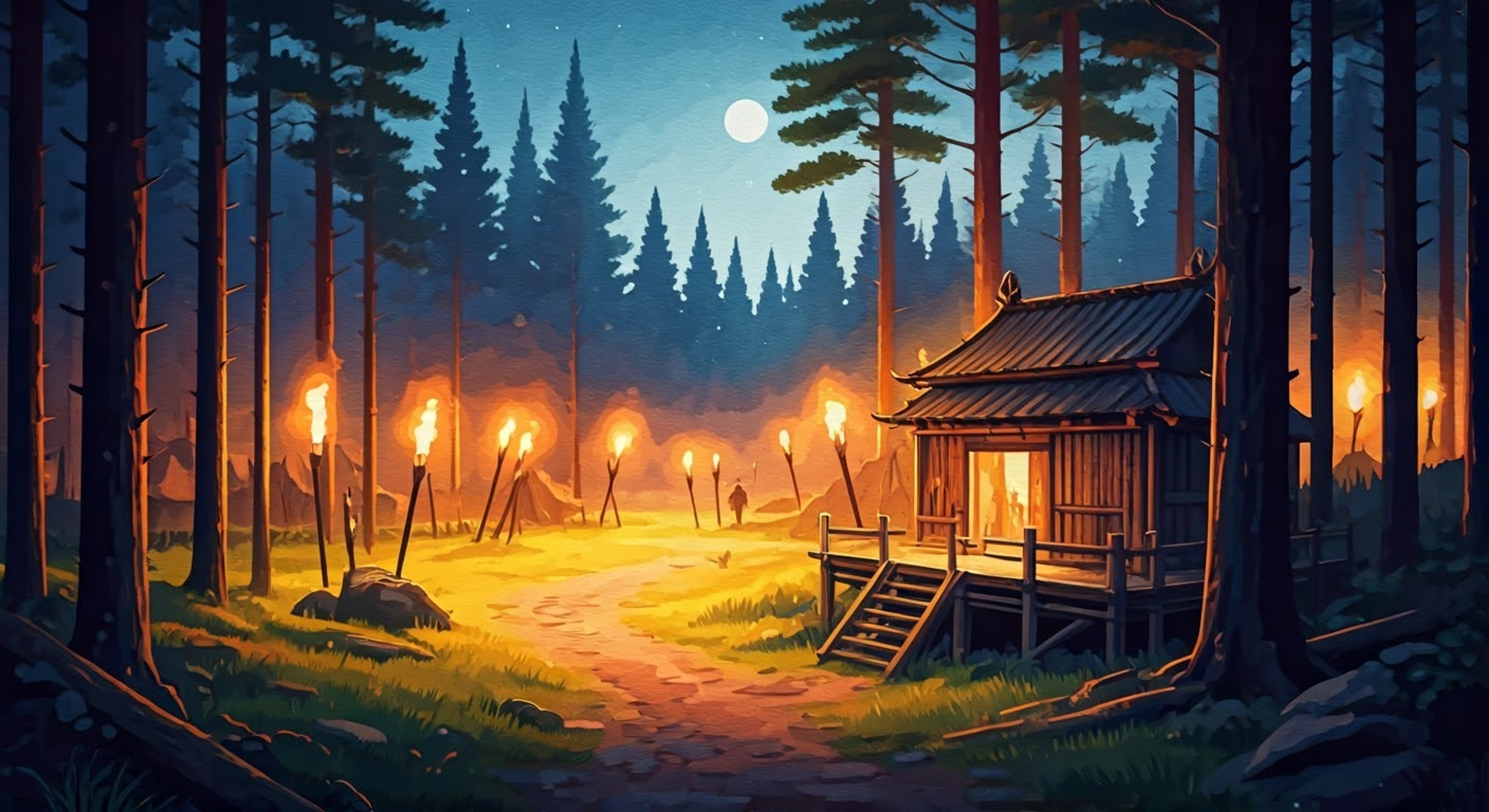 You find yourself partnered with a skilled thief who knows these woods like the back of her hand, preparing to infiltrate a heavily guarded Mongol camp under cover of darkness. The mission requires perfect coordination and trust between you both as you gather crucial intelligence while avoiding detection. Your ally moves like a shadow, teaching you the art of stealth even as you both face moral choices about survival versus honor.