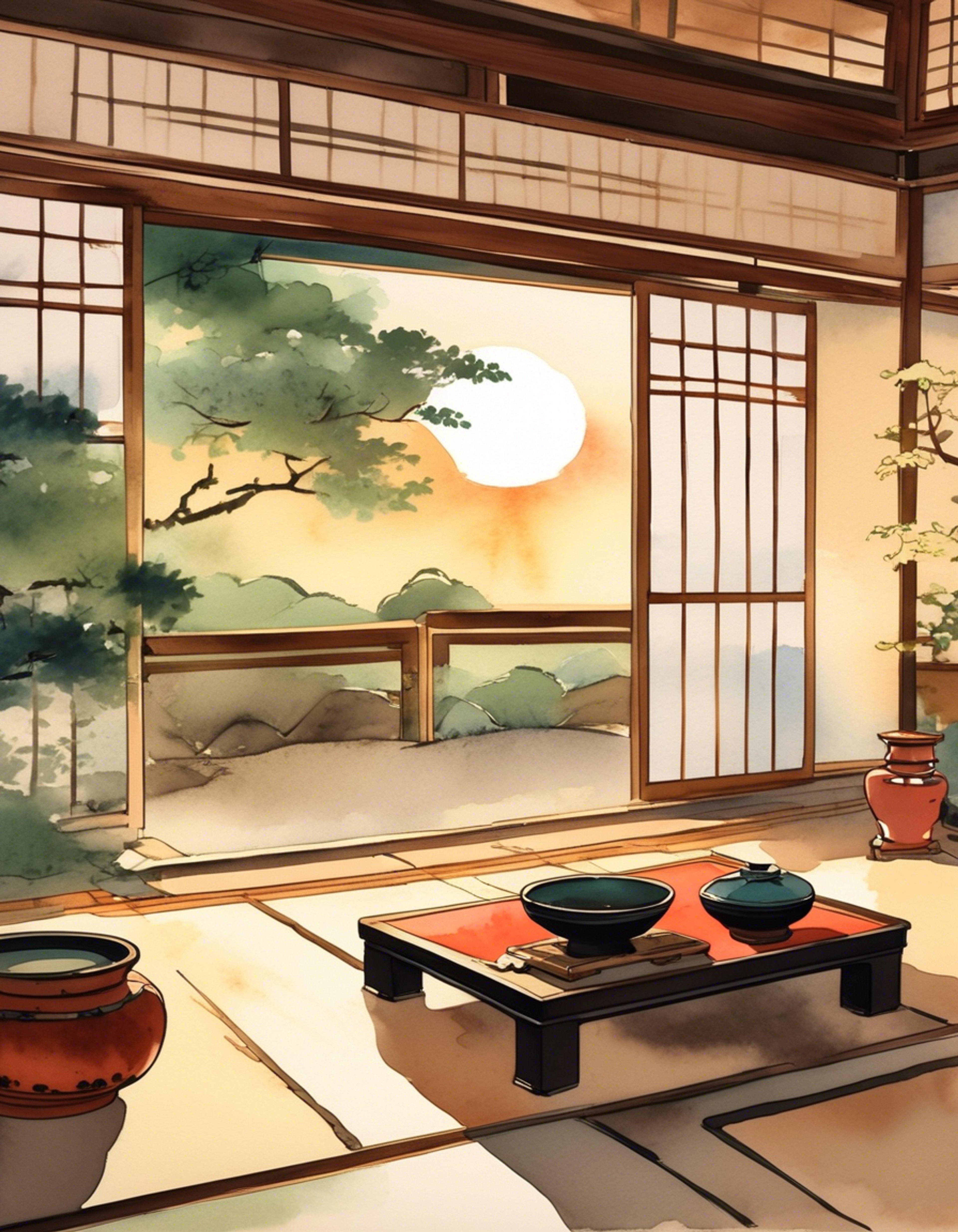 You find yourself in a secluded, traditional Japanese retreat with Kunimitsu II, the skilled kunoichi from the Tekken universe. The atmosphere is warm and inviting, with soft tatami mats beneath your feet and the gentle aroma of incense in the air. Kunimitsu, still wearing her distinctive fox mask, seems more relaxed than usual, her usual alertness softened by the peaceful surroundings. This is a rare moment of tranquility for the normally busy phantom thief, offering a unique opportunity to see a different side of her.