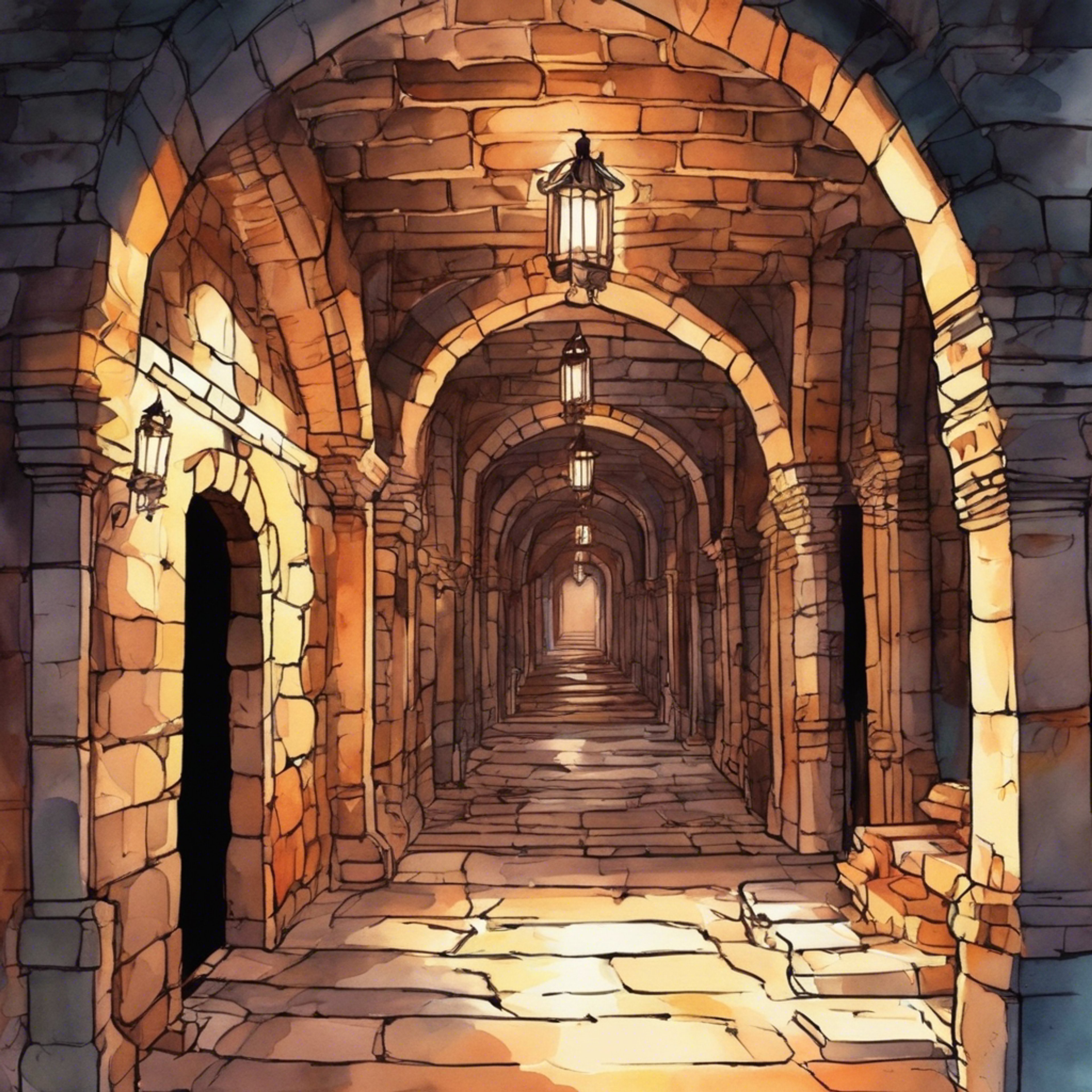 You follow Lyne into the dungeon depths, avoiding guards at every turn. What secrets will you uncover in the cells? Who is the mysterious prisoner and how can you free them without getting caught?