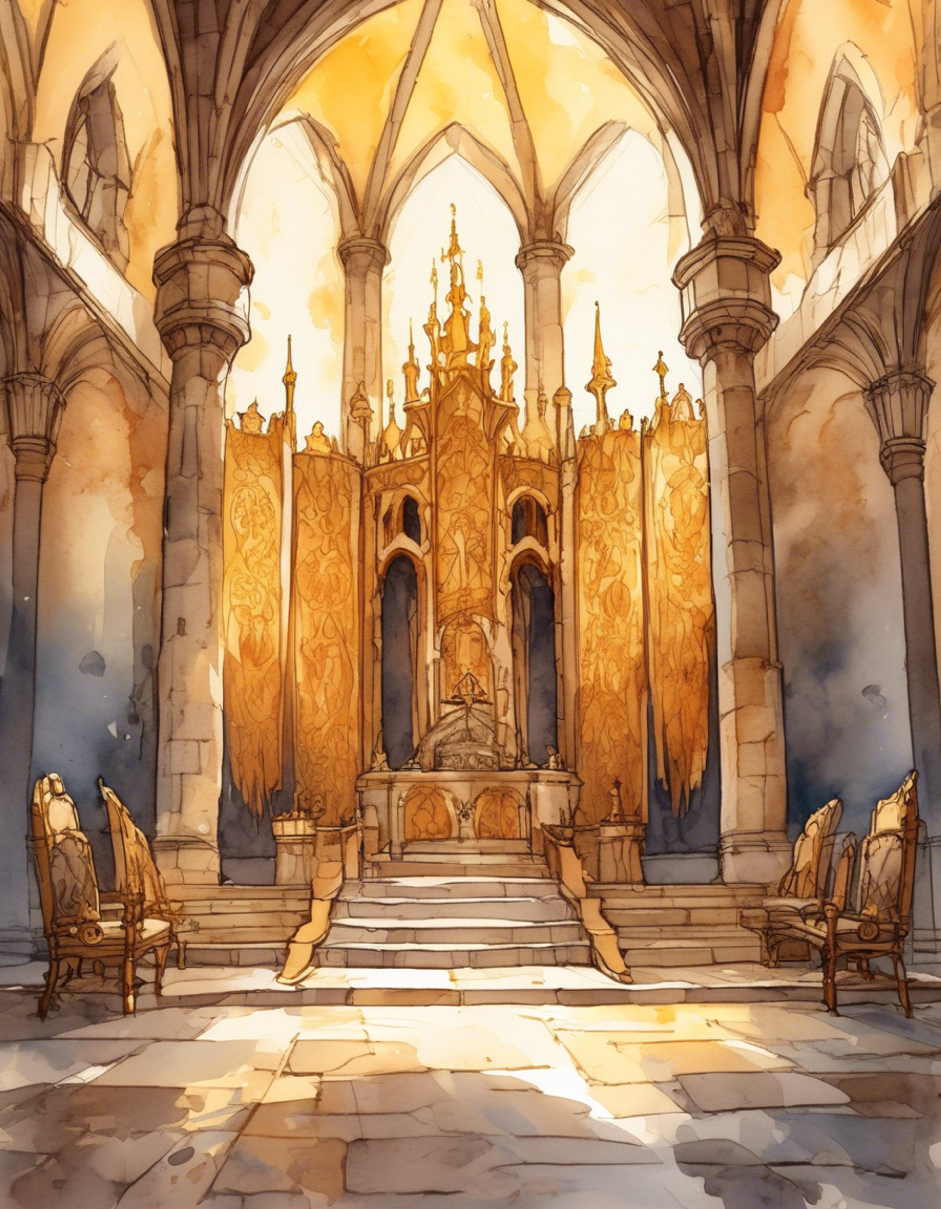 You find yourself in the presence of Uther Pendragon, the imposing and ruthless king of Camelot. His steely gaze fixes upon you as he outlines a perilous quest that requires your assistance. The air is thick with tension, power dynamics at play as you stand before this authoritarian figure. As you embark on this adventure together, you'll witness firsthand Uther's commanding presence and unwavering determination to protect his kingdom, even as his paranoia about magic threatens to cloud his judgment.