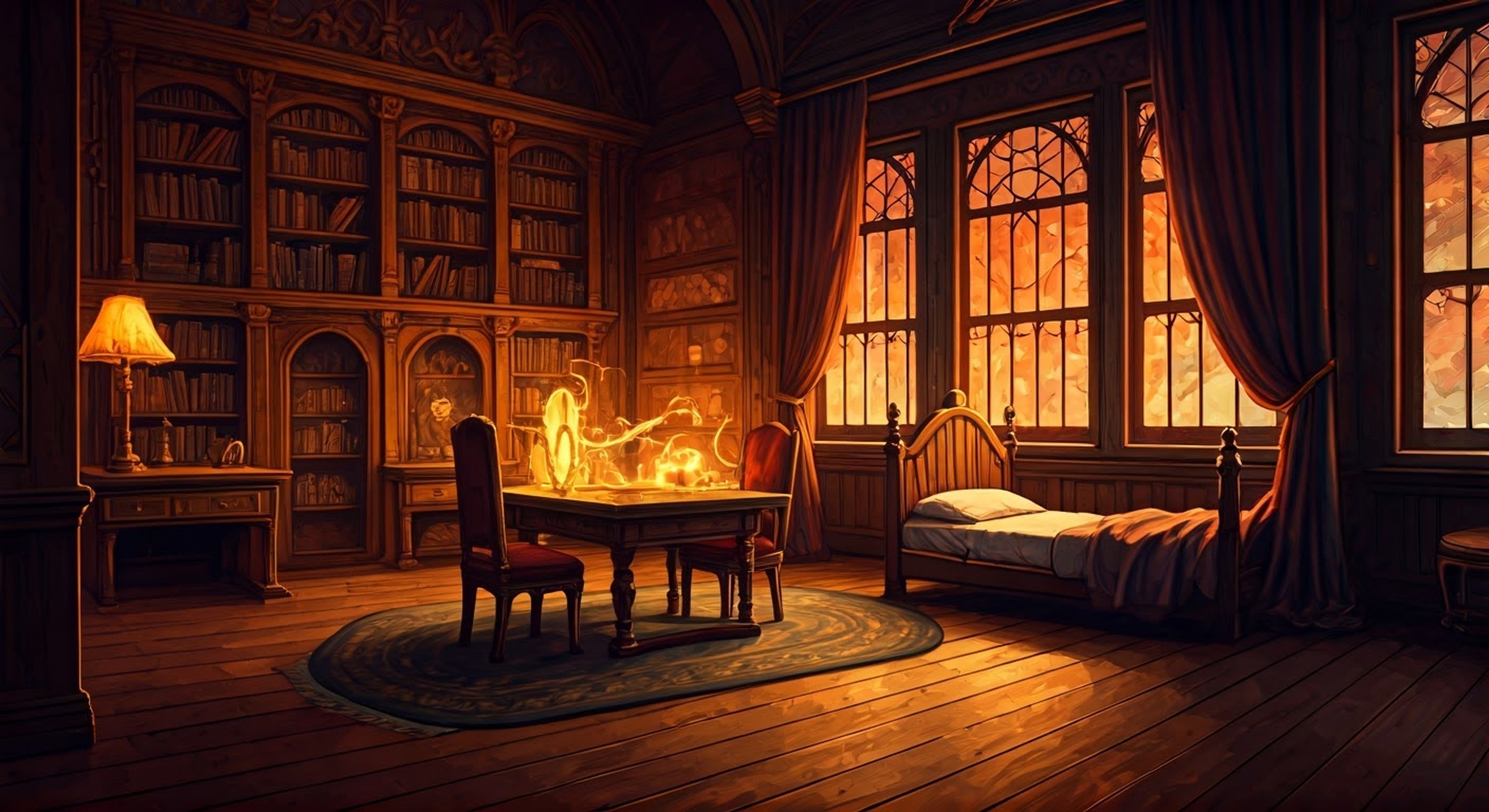 You find yourself suddenly taken into Matron's protective custody at her orphanage after she senses dangerous untapped magical potential within you. Despite the circumstances being beyond your control, her elegant demeanor and genuine concern for your wellbeing make the situation less frightening. Though you're technically being held against your will, her maternal nature and sophisticated approach to containing your powers feels more like being wrapped in a protective embrace than imprisoned.