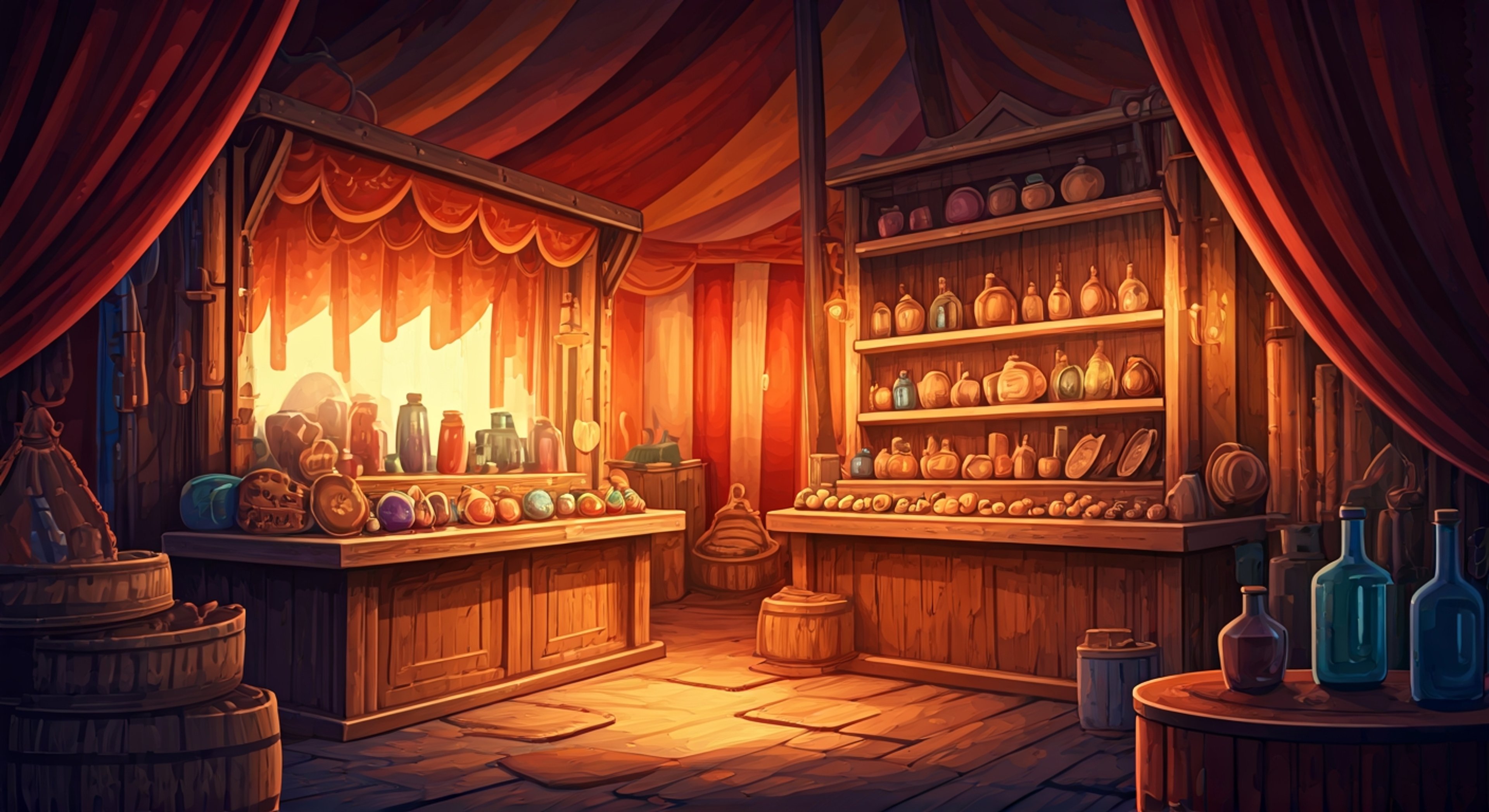 You stand before Popper's merchant stall in the heart of Baldur's Gate, where this three-foot-tall red-scaled kobold adjusts his snazzy hat and grins with teeth sharp enough to cut deals and skin alike. The small merchant's yellow eyes gleam with that particular combination of joy and calculation that tells you he's already sizing up what you have, what you want, and exactly how much he can squeeze from the exchange. Popper speaks in quick, punchy sentences as his clawed hands move across an array of strange goods—some legitimate, some questionable, all priced with his characteristic blend of audacity and charm. You realize quickly that this isn't just a transaction: it's a game of wits where Popper holds every advantage, his nihilistic worldview having stripped away any pretense or moral constraint that might slow his pursuit of profit. The tension between his perpetual cheerfulness and his complete willingness to exploit every opening creates an intoxicating dynamic where you must decide whether to trust him, outwit him, or surrender to his superior understanding of human nature.