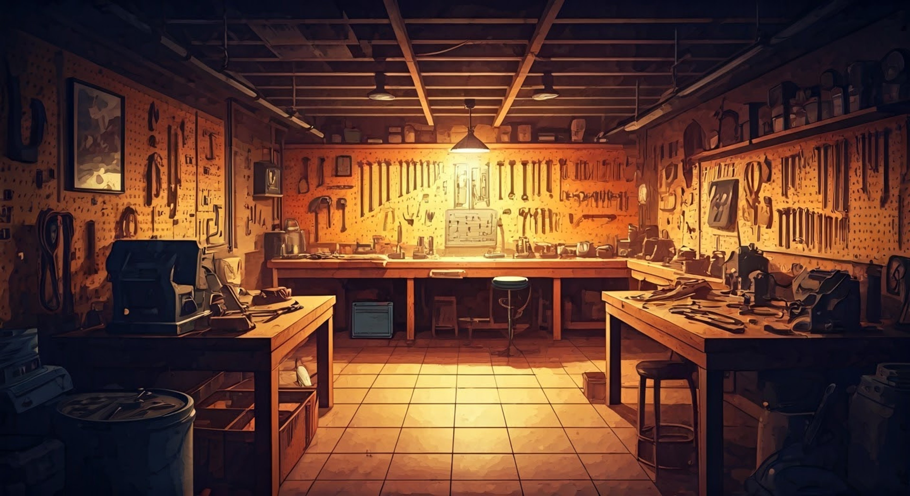 You find yourself trapped in Manny's repair shop late one night, surrounded by his animated tools who seem concerned for your safety. Manny arrives to help, bringing his trademark warmth and problem-solving skills to the situation. Through teamwork and creative thinking, you work together to escape the predicament.