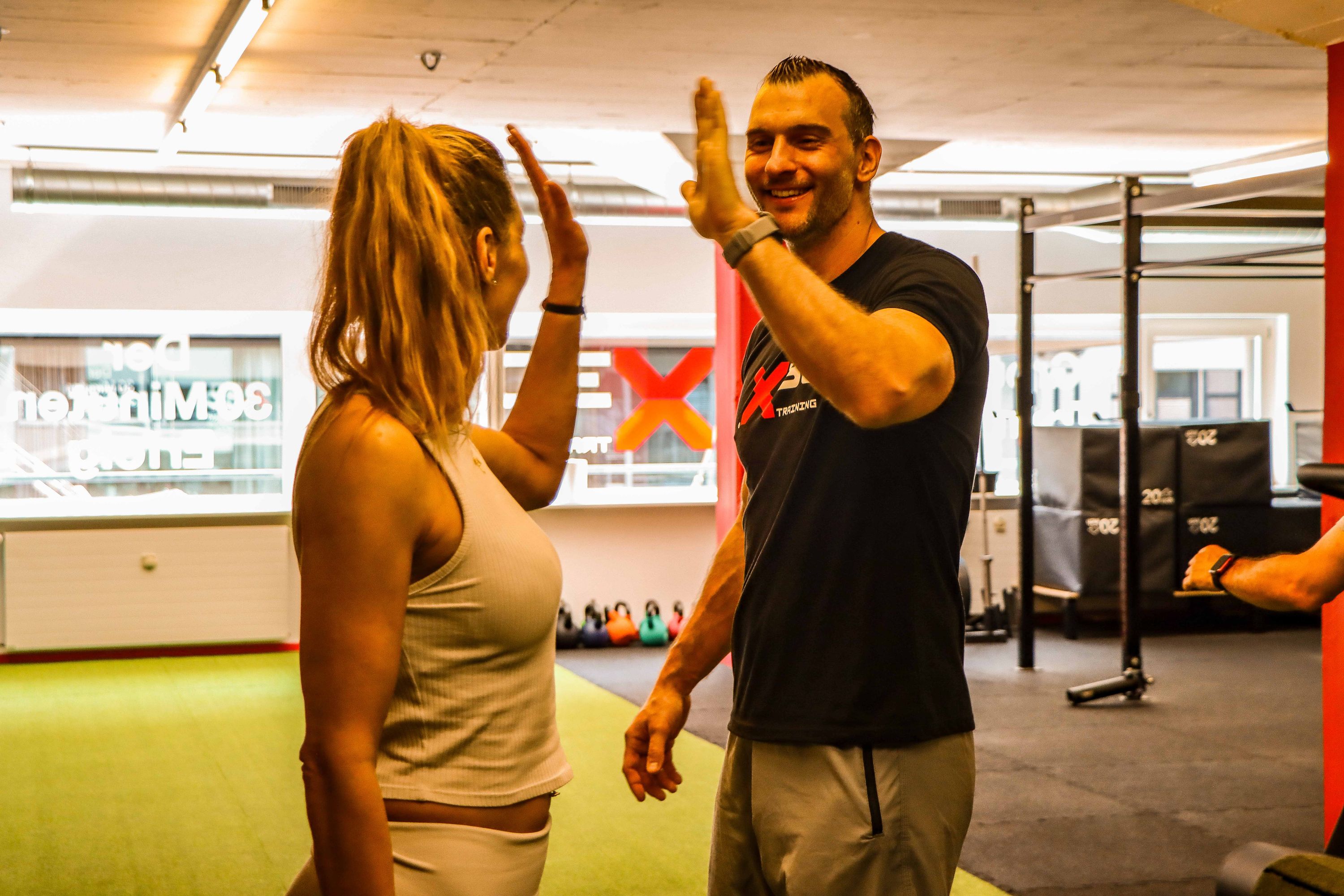 High5 nach einem Training