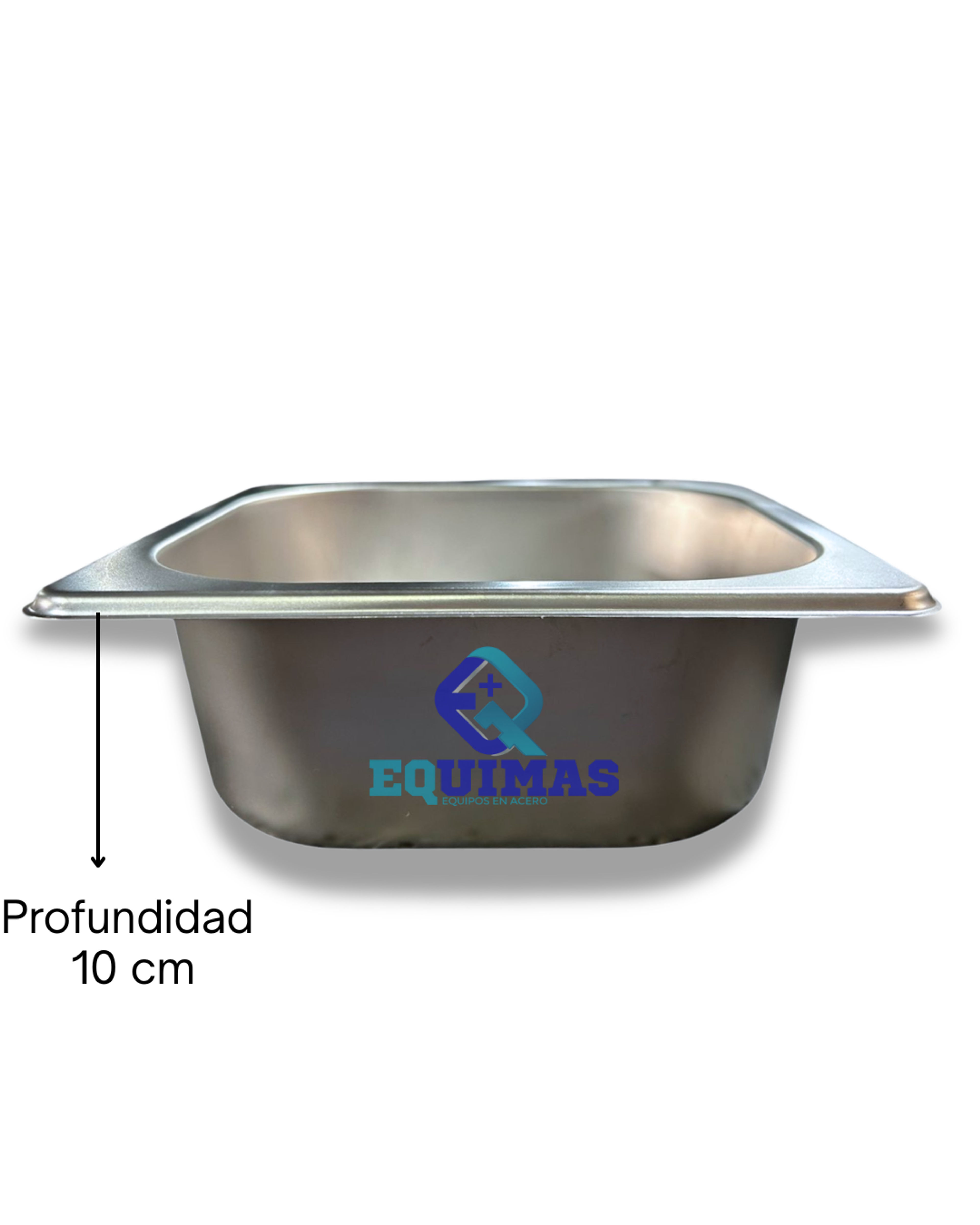 AZAFATE / TOPPING EN ACERO INOX 1/6 x 10cm