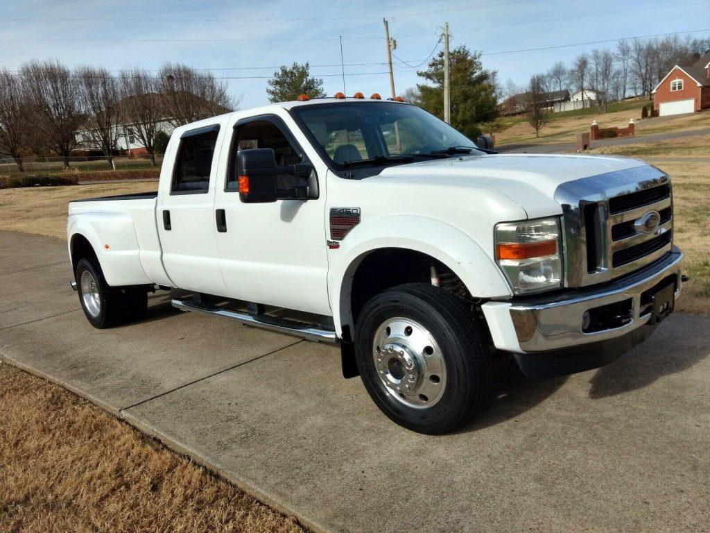 well equipped 2008 Ford F 450 Lariat crew cab