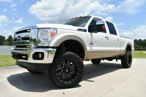 clean 2014 Ford F 250 Lariat crew cab for sale