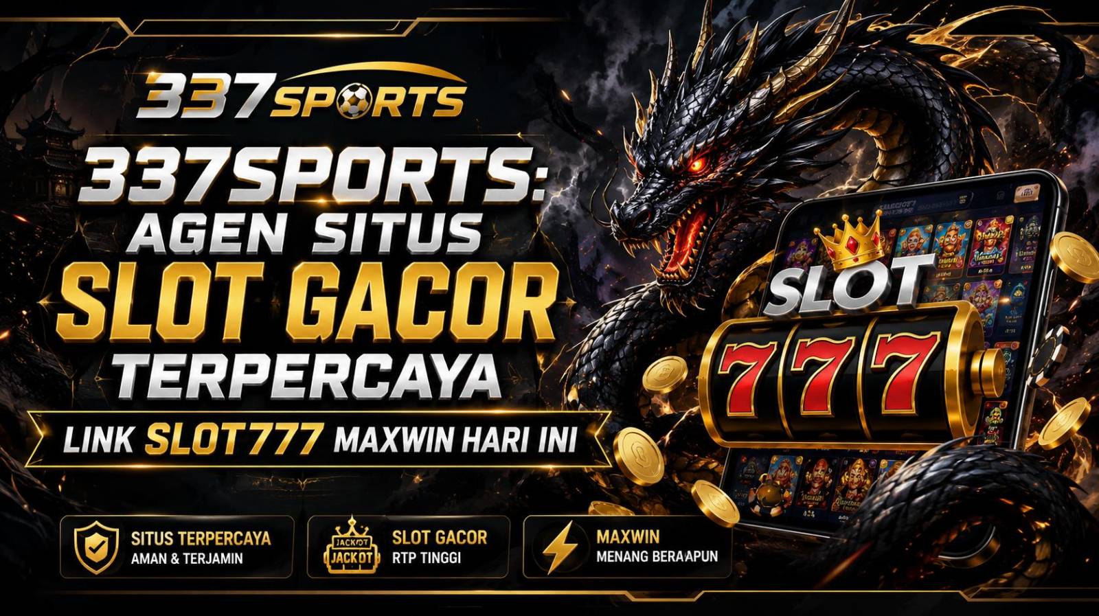 337SPORTS: Agen Situs Slot Gacor Terpercaya Link Slot777 Maxwin Hari Ini