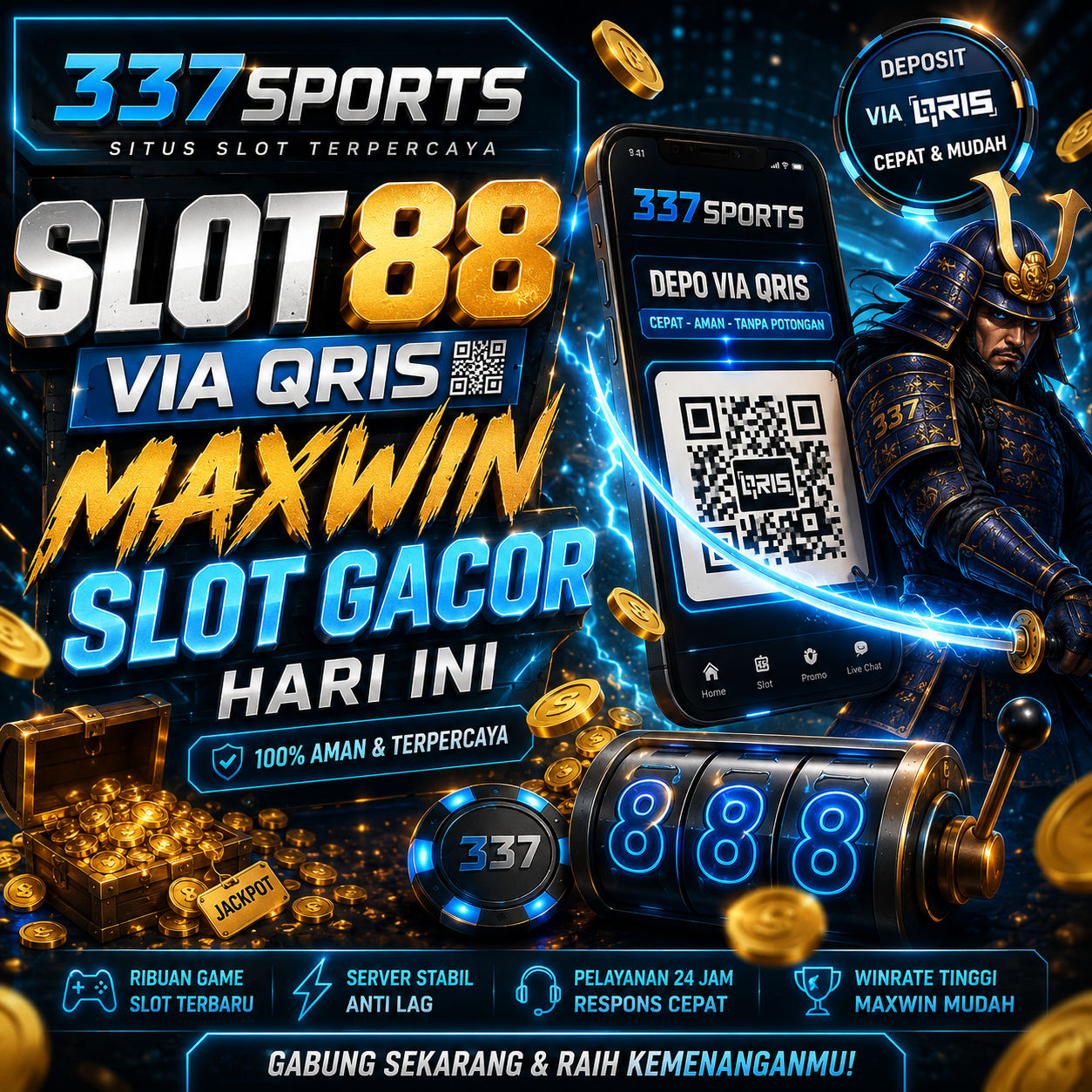 337SPORTS: Situs Slot88 Via Qris Maxwin Slot Gacor Hari Ini Terpercaya