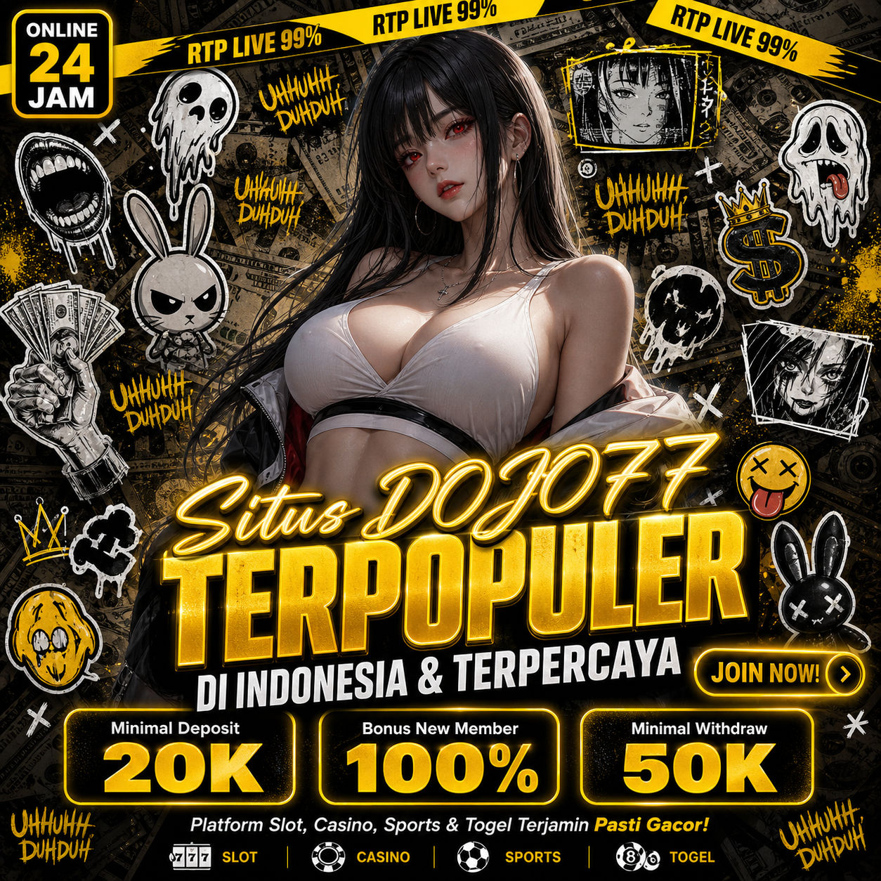 DOJO77 - Agen Resmi Situs Toto Slot Gacor Jepe Maxwin Hari ini