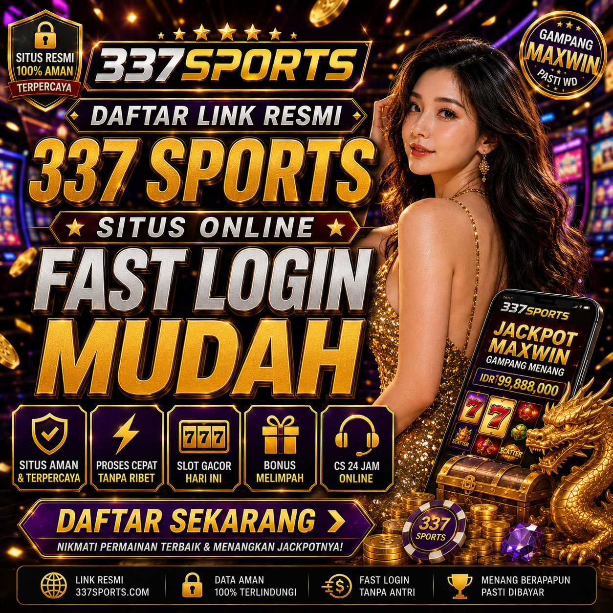 337SPORTS: Daftar Link Resmi 337 Sports Situs Online Fast Login Mudah