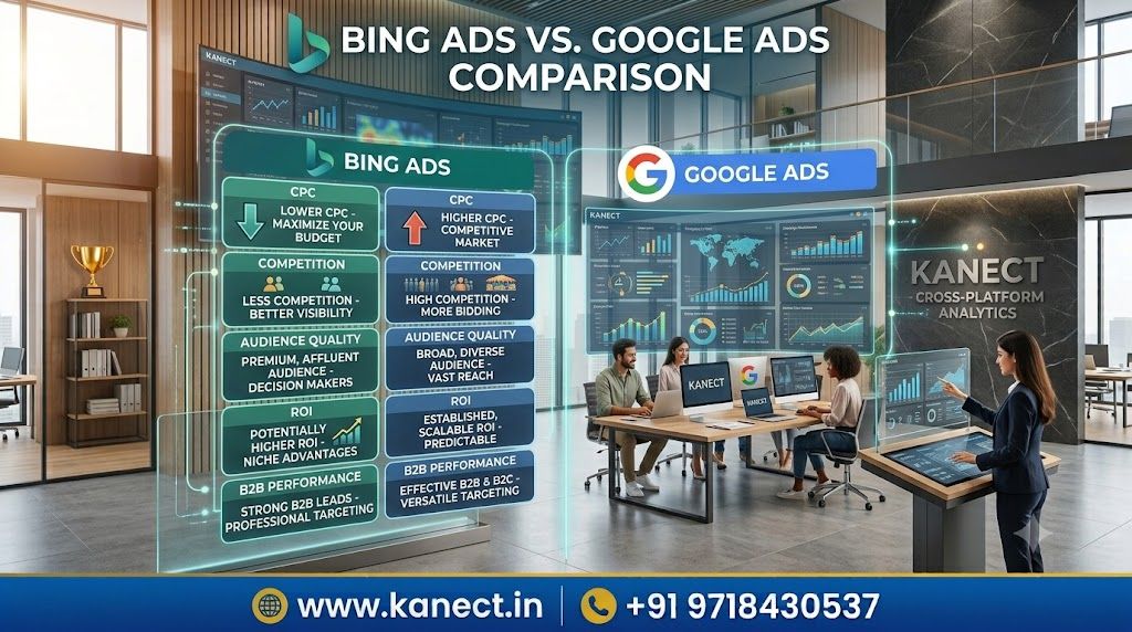 Bing Ads vs Google Ads Comparison