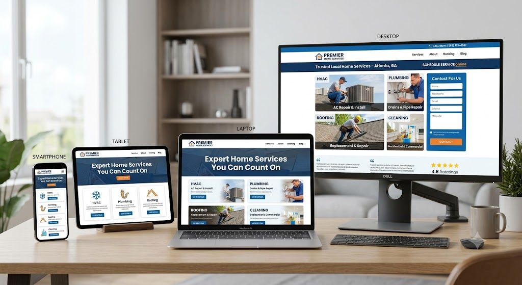 Mobile Responsive Website Section