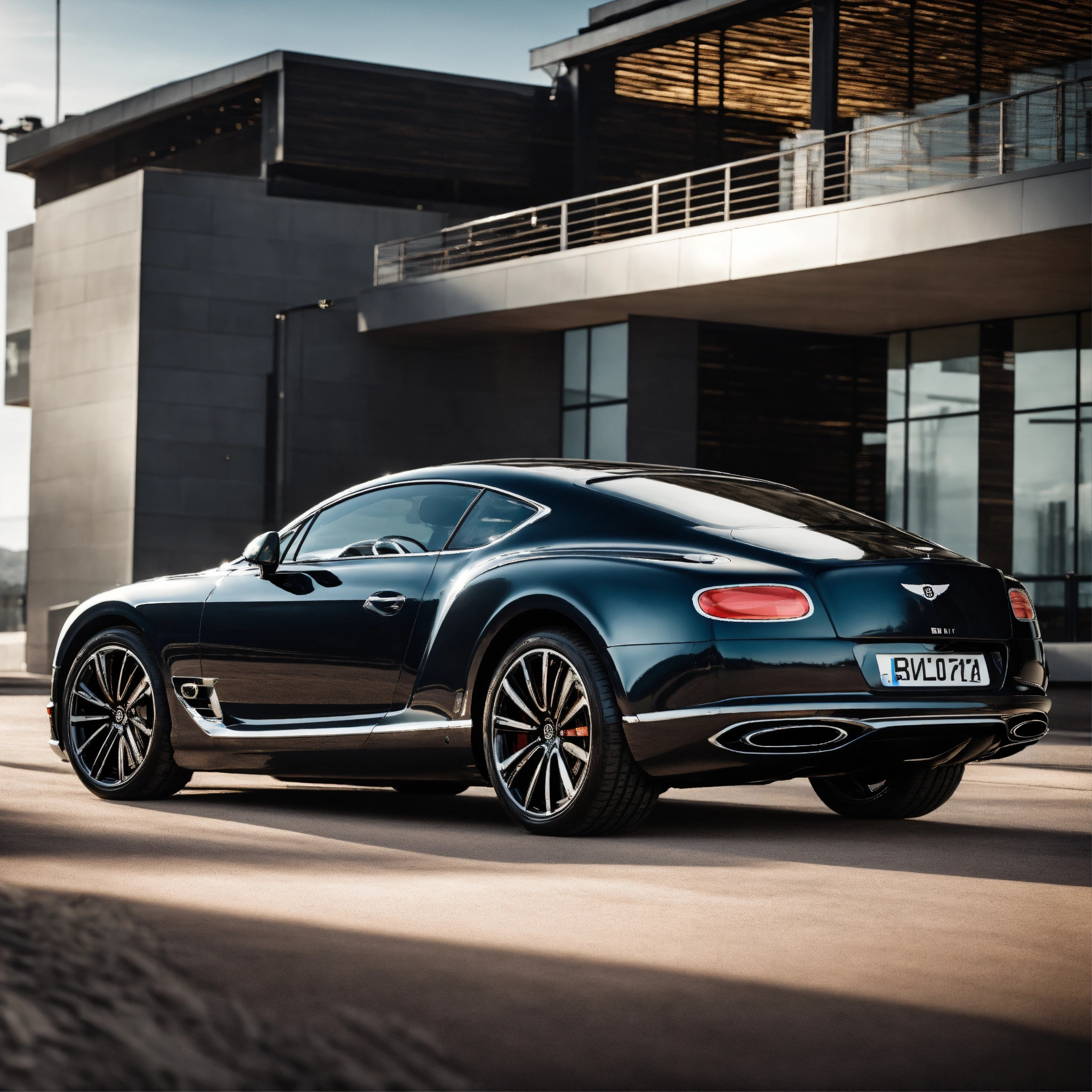A stunning Bentley car