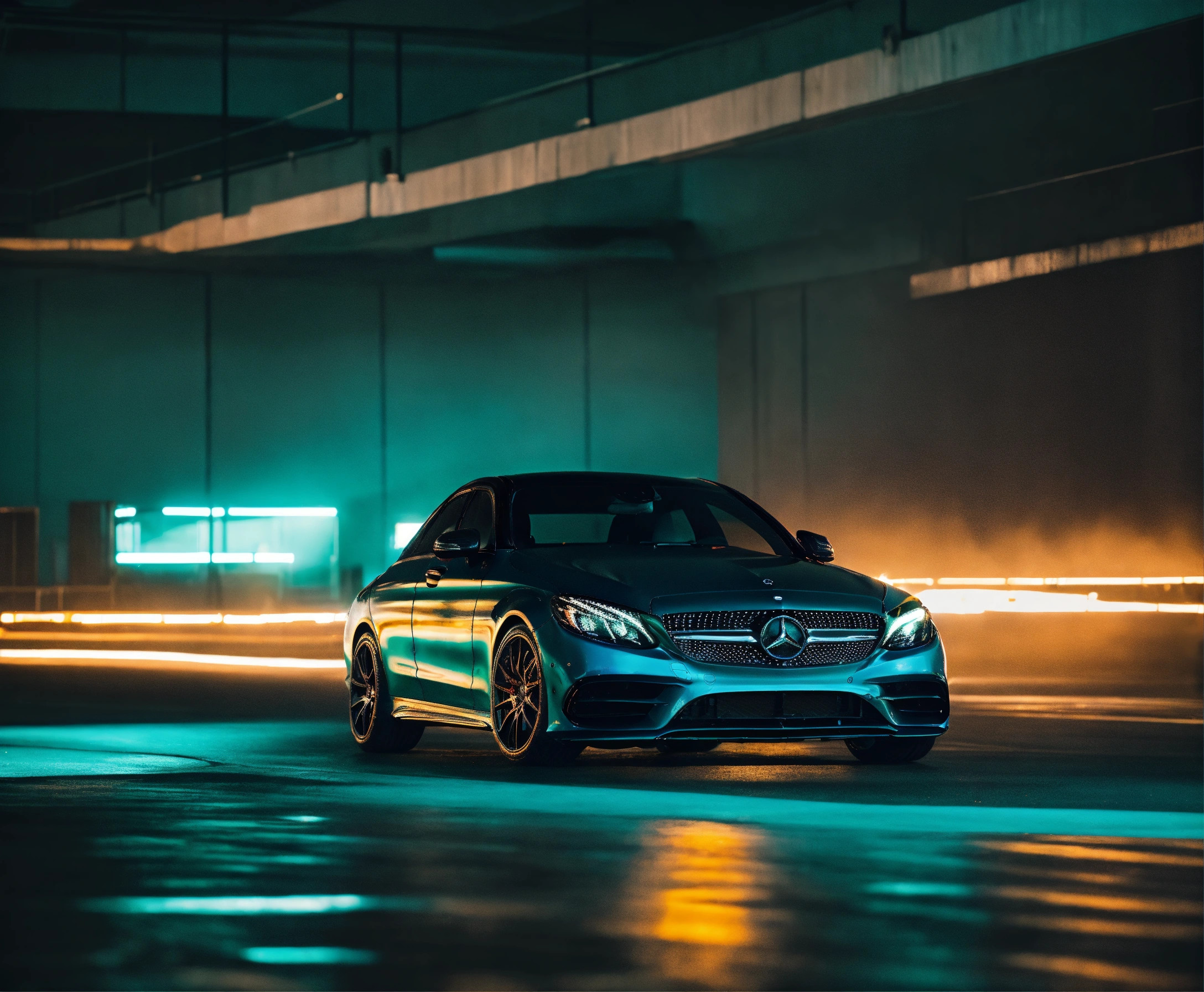 A stunning Mercedes-benz car