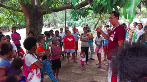 cliporg preaching the word of God to indigenous people