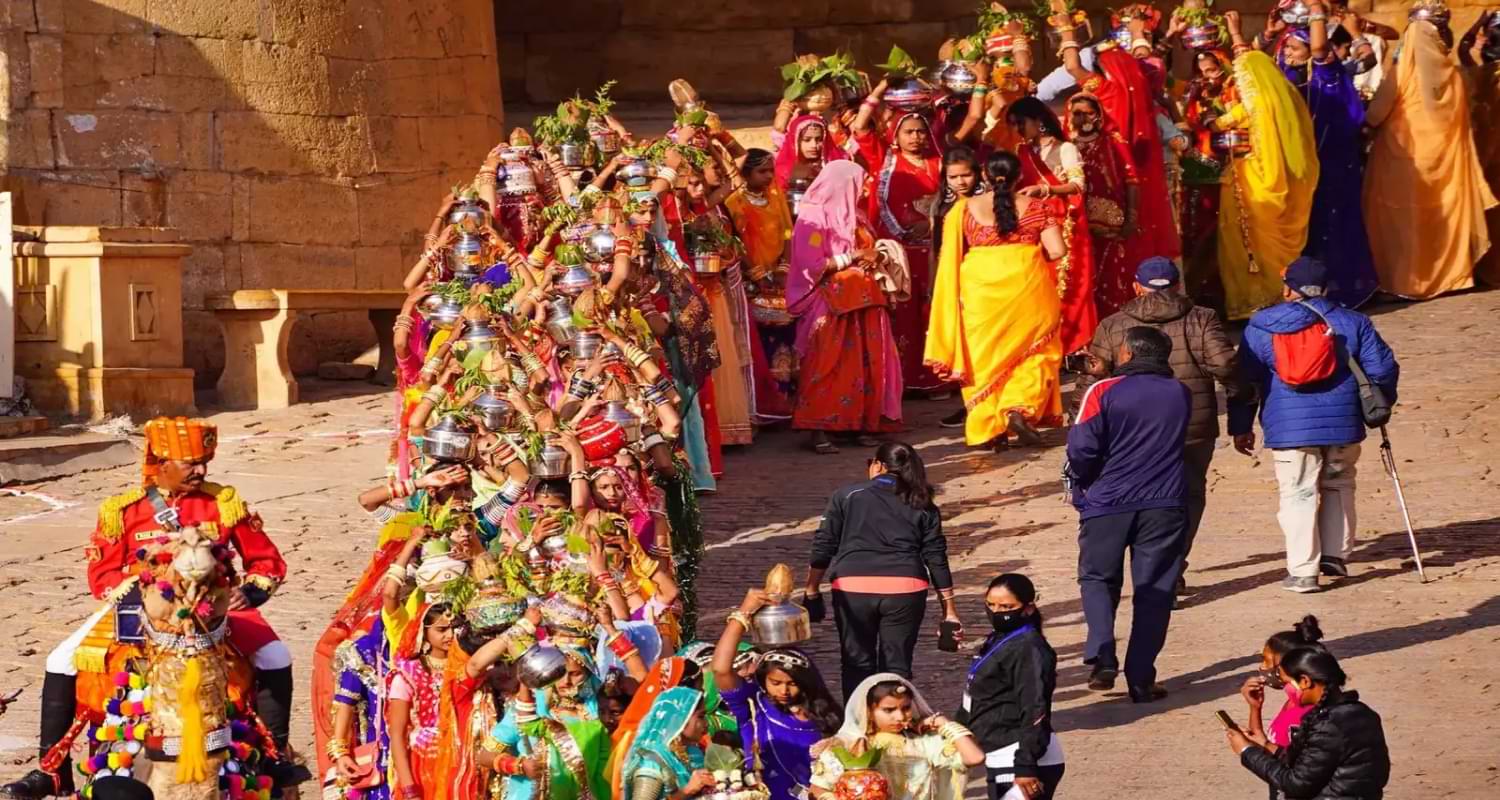 Grand Shobha Yatra Jaisalmer Cultural Procession