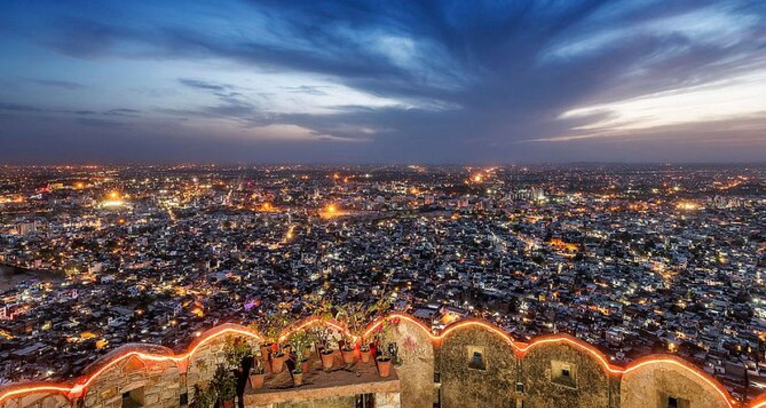 Jaipur Night View Nahargarh