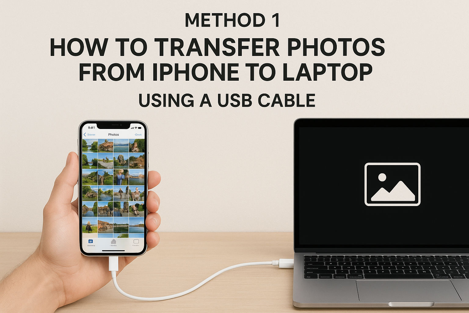 How to Transfer Photos from iPhone to Laptop
