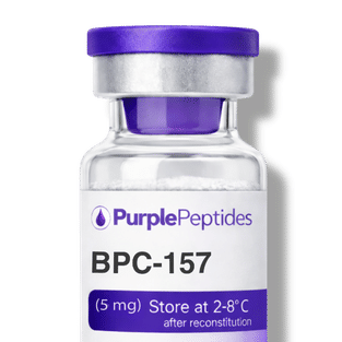 Purple Peptides vial